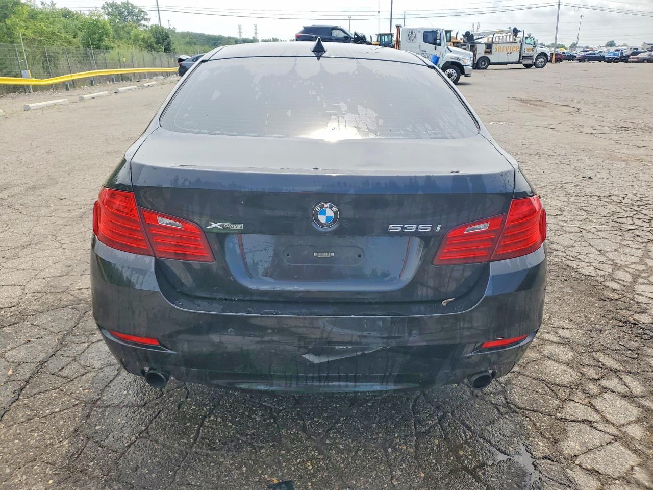 2014 Bmw 535 Xi Black vin: WBA5B3C56ED533038