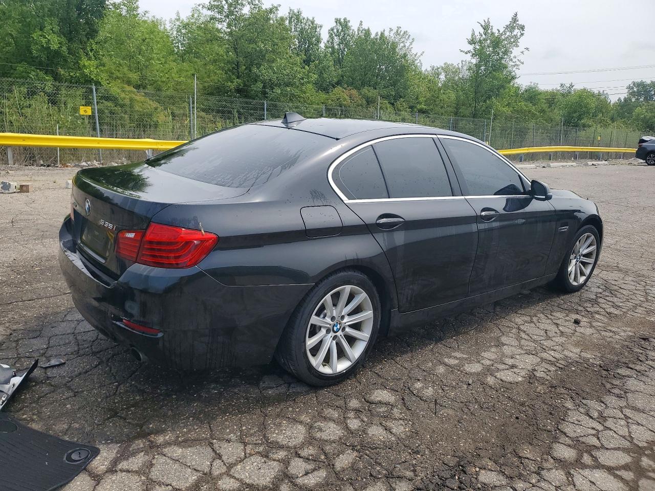 2014 Bmw 535 Xi Black vin: WBA5B3C56ED533038