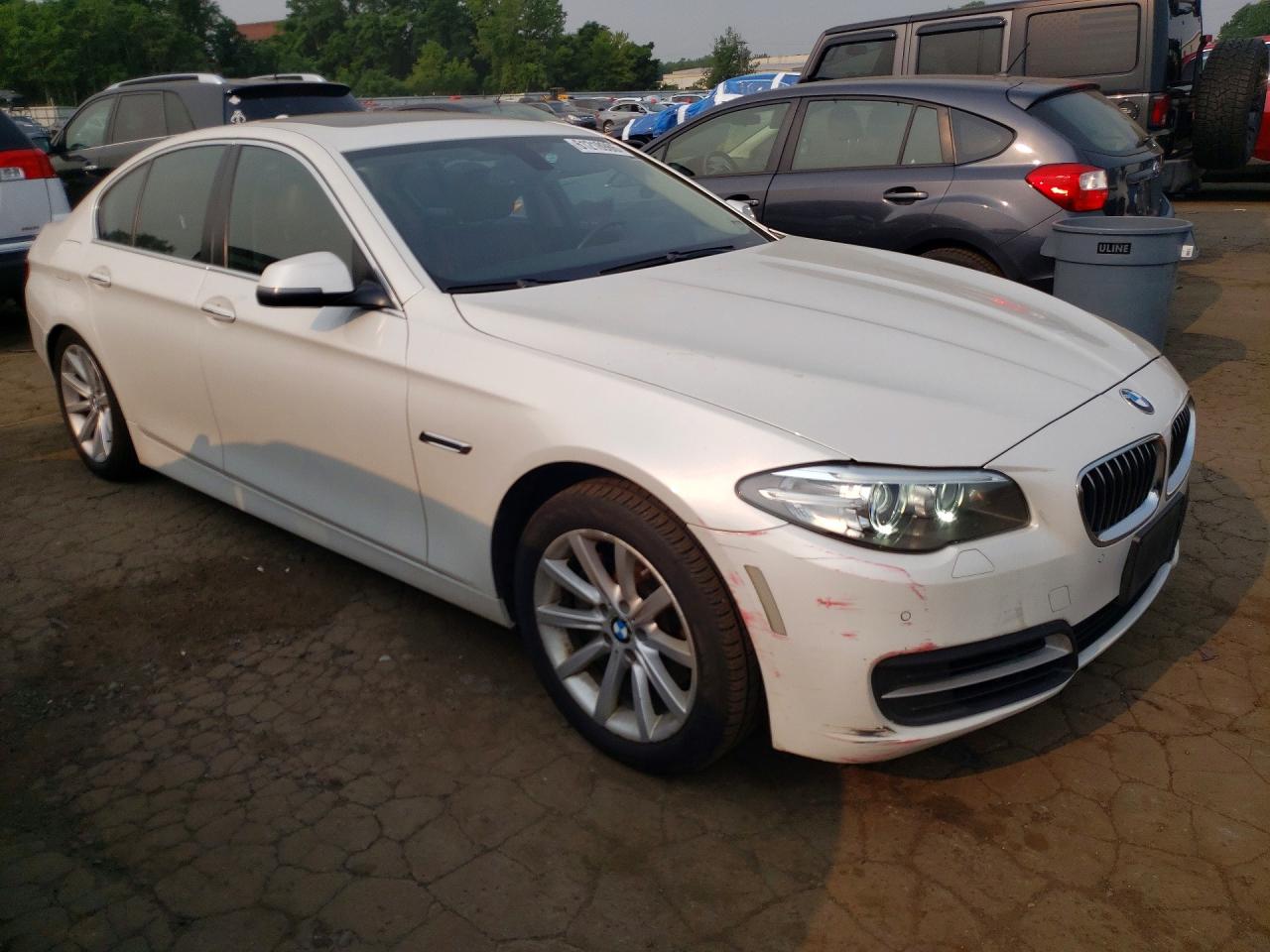 2014 Bmw 535 Xi White vin: WBA5B3C56ED533850