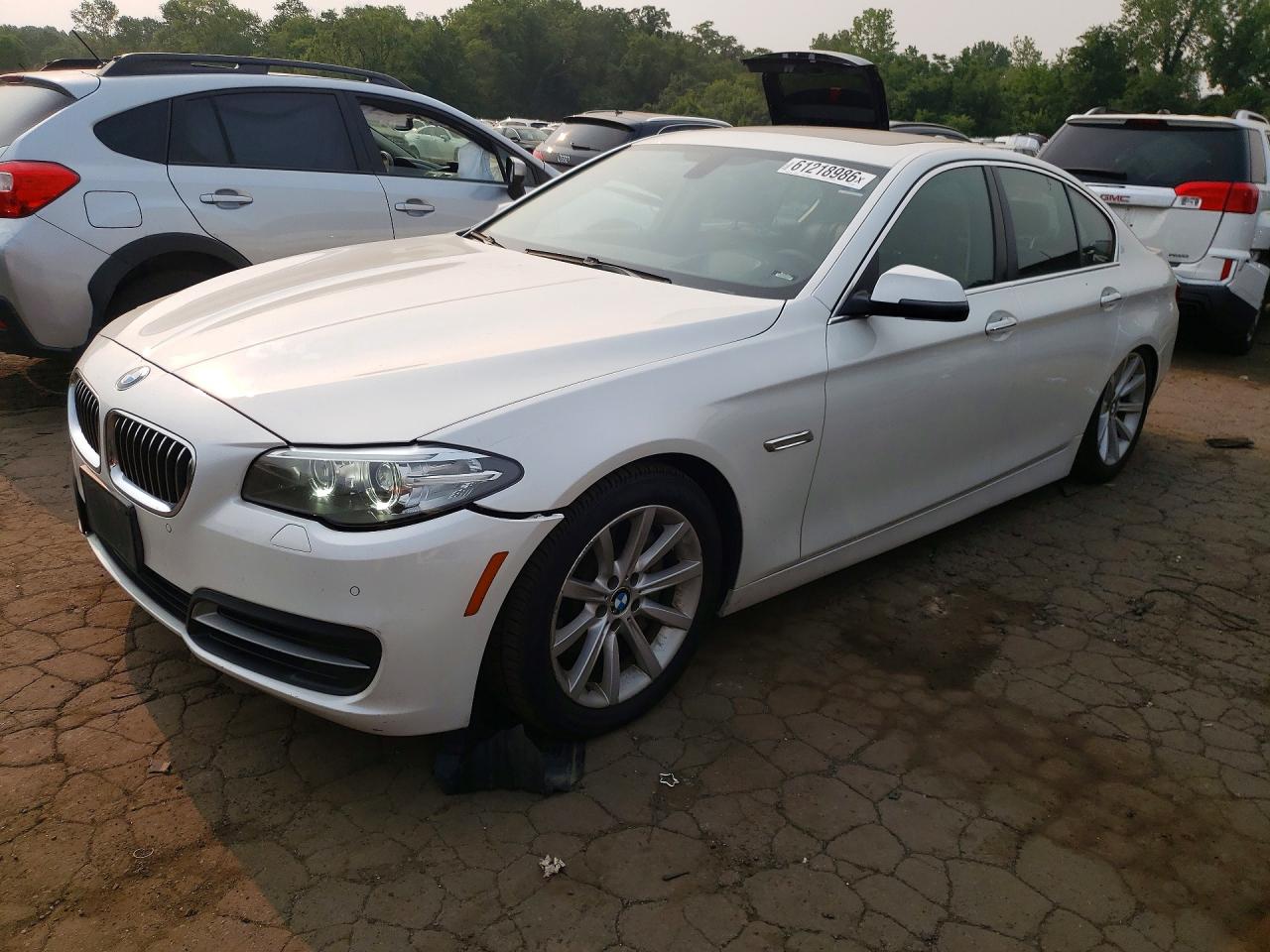 2014 Bmw 535 Xi White vin: WBA5B3C56ED533850
