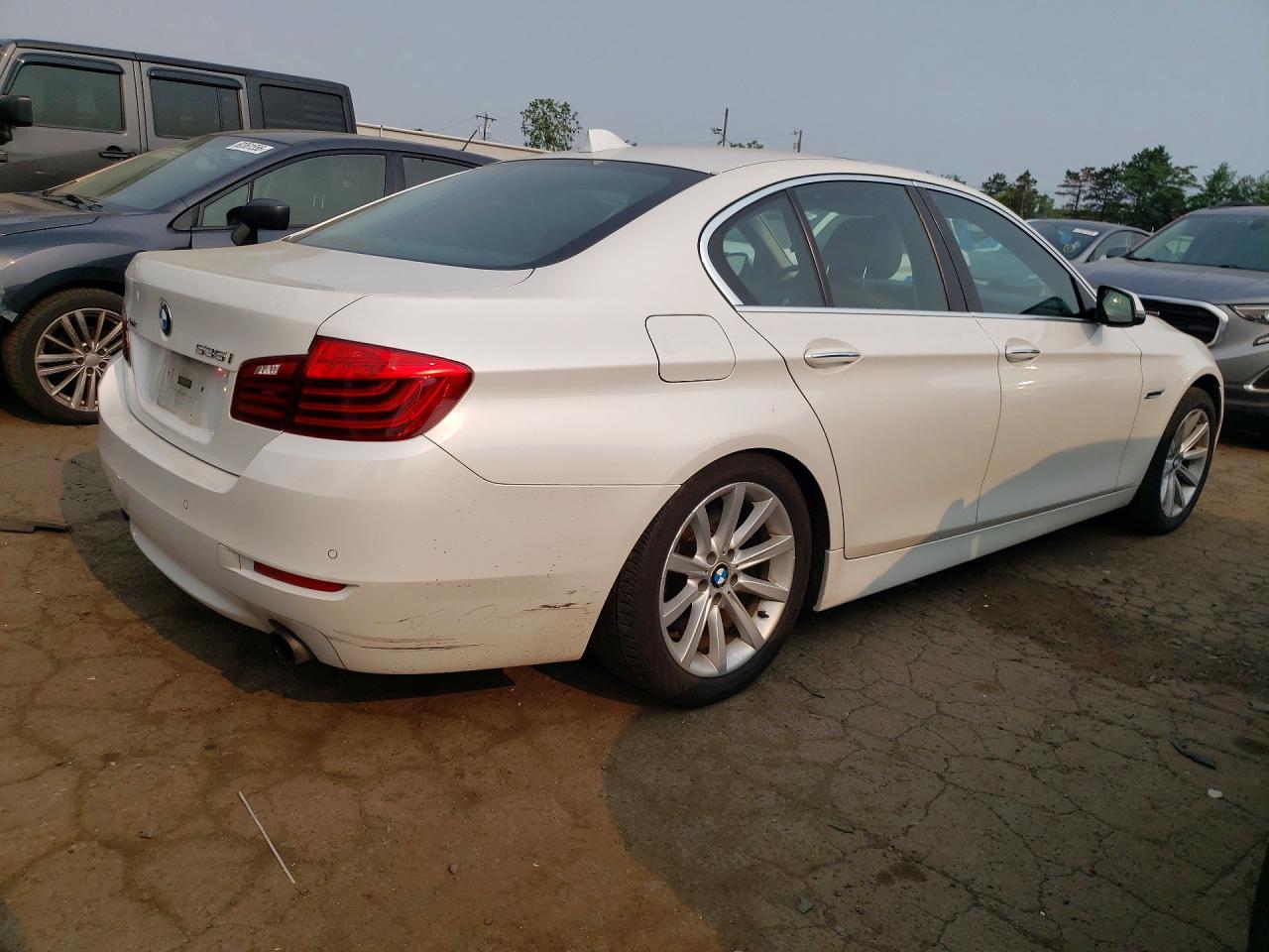 2014 Bmw 535 Xi White vin: WBA5B3C56ED533850
