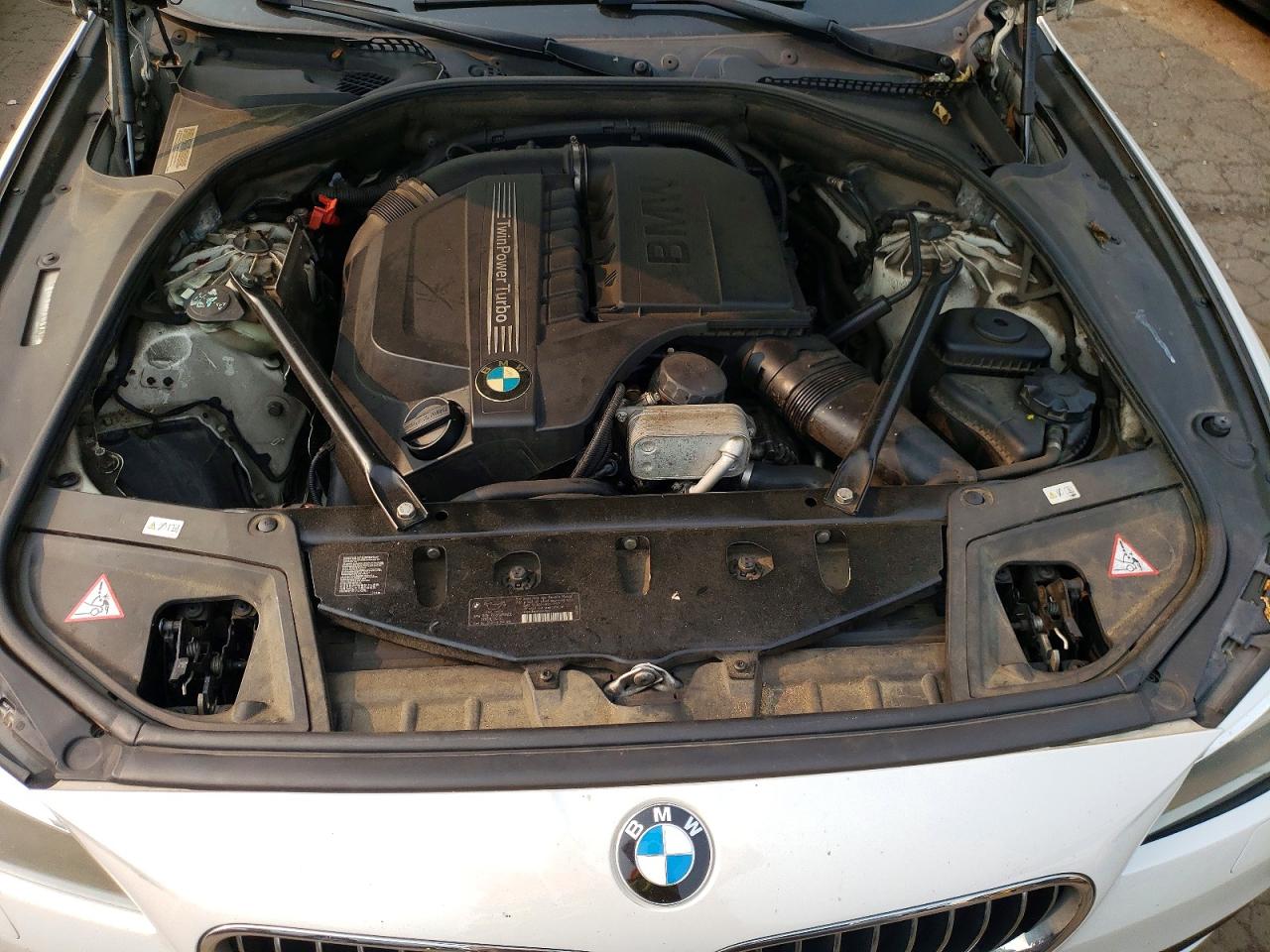 2014 Bmw 535 Xi White vin: WBA5B3C56ED533850