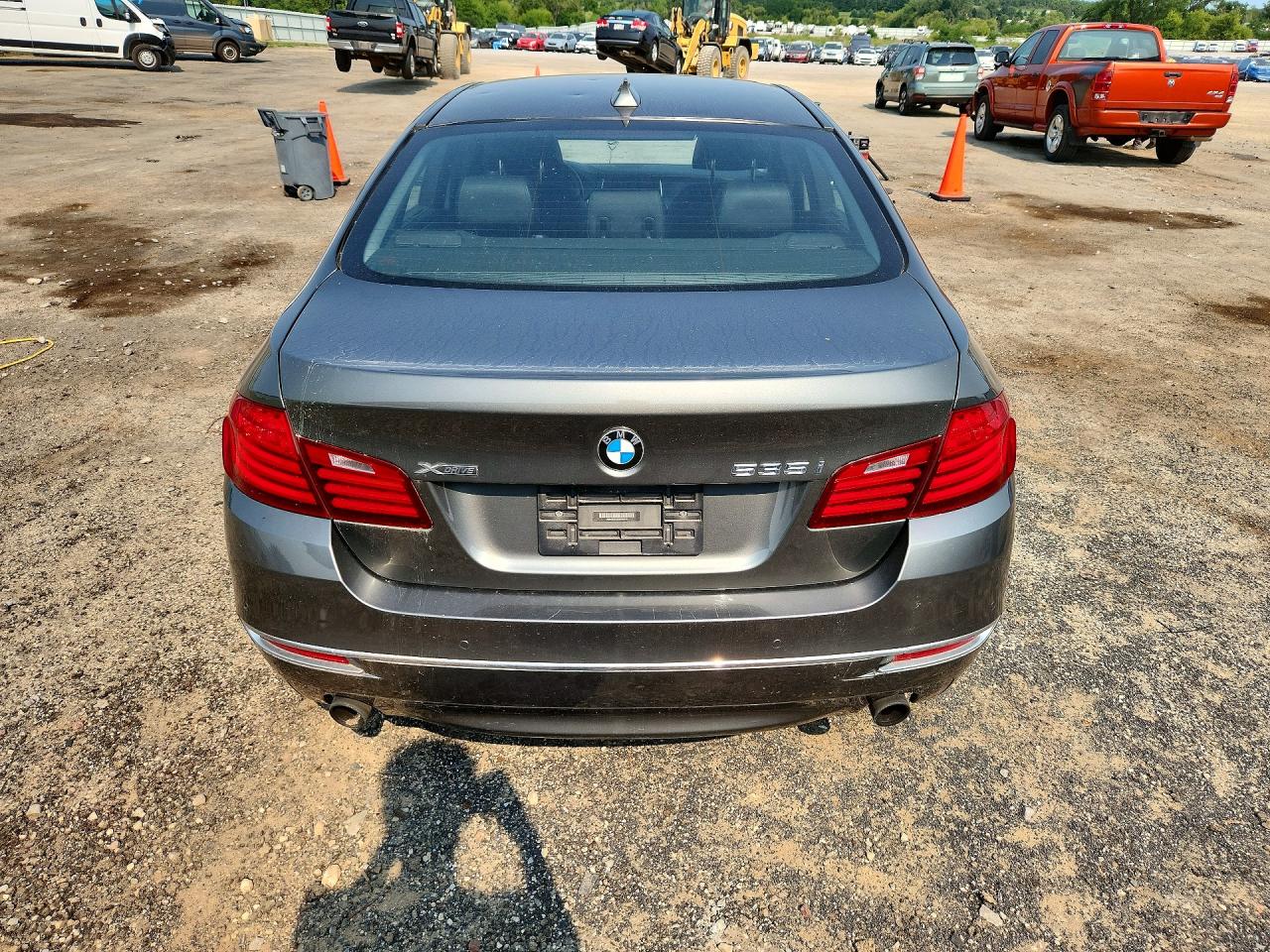 2014 Bmw 535 Xi Gray vin: WBA5B3C56ED535176