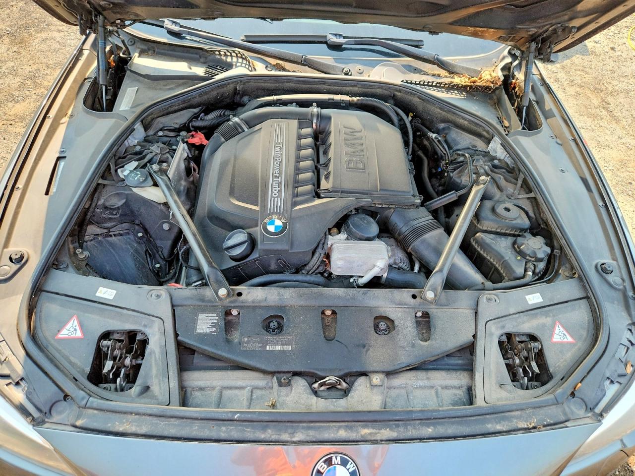 2014 Bmw 535 Xi Gray vin: WBA5B3C56ED535176