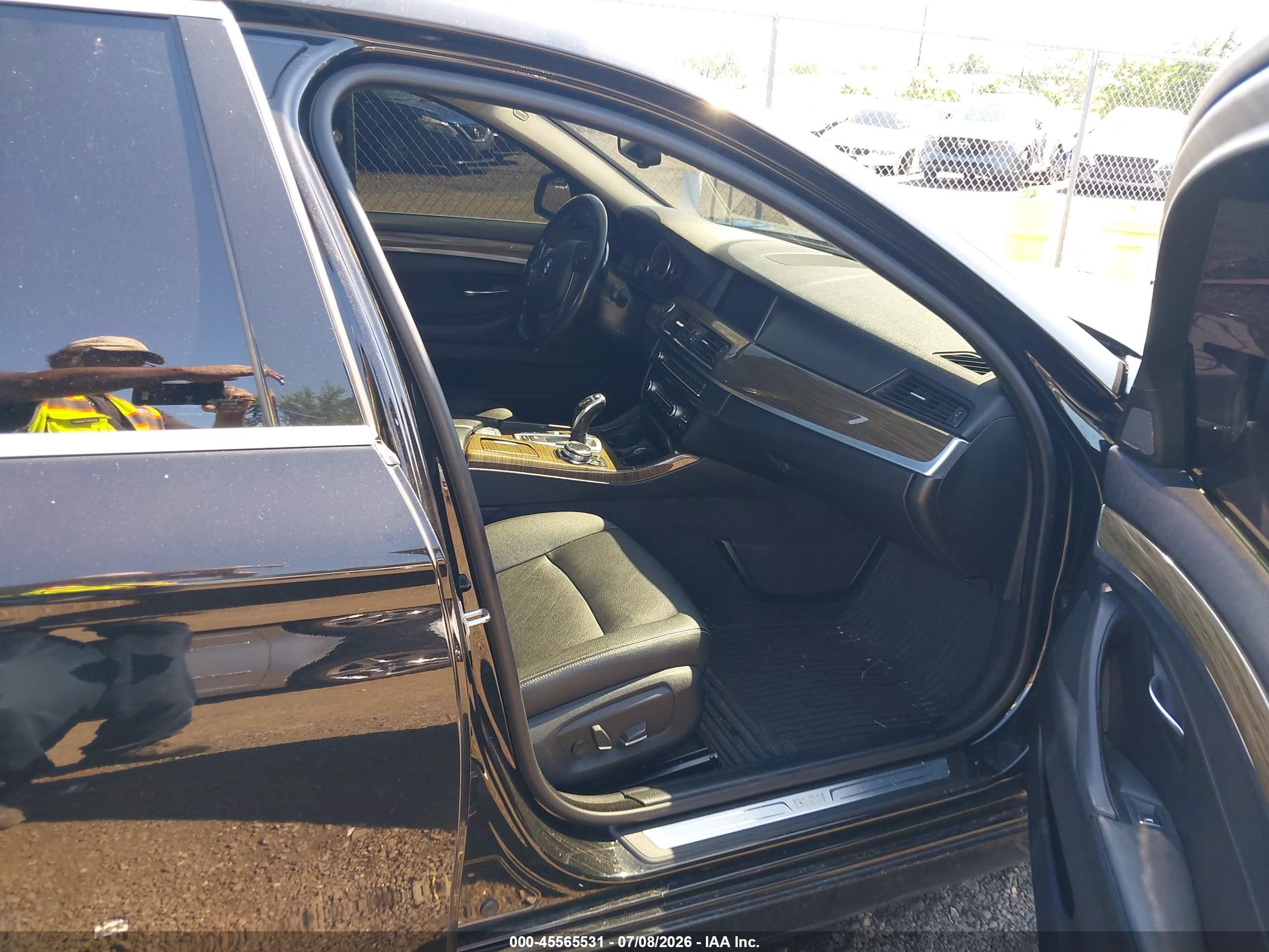 2014 Bmw 535i Xdrive Black vin: WBA5B3C56ED537350