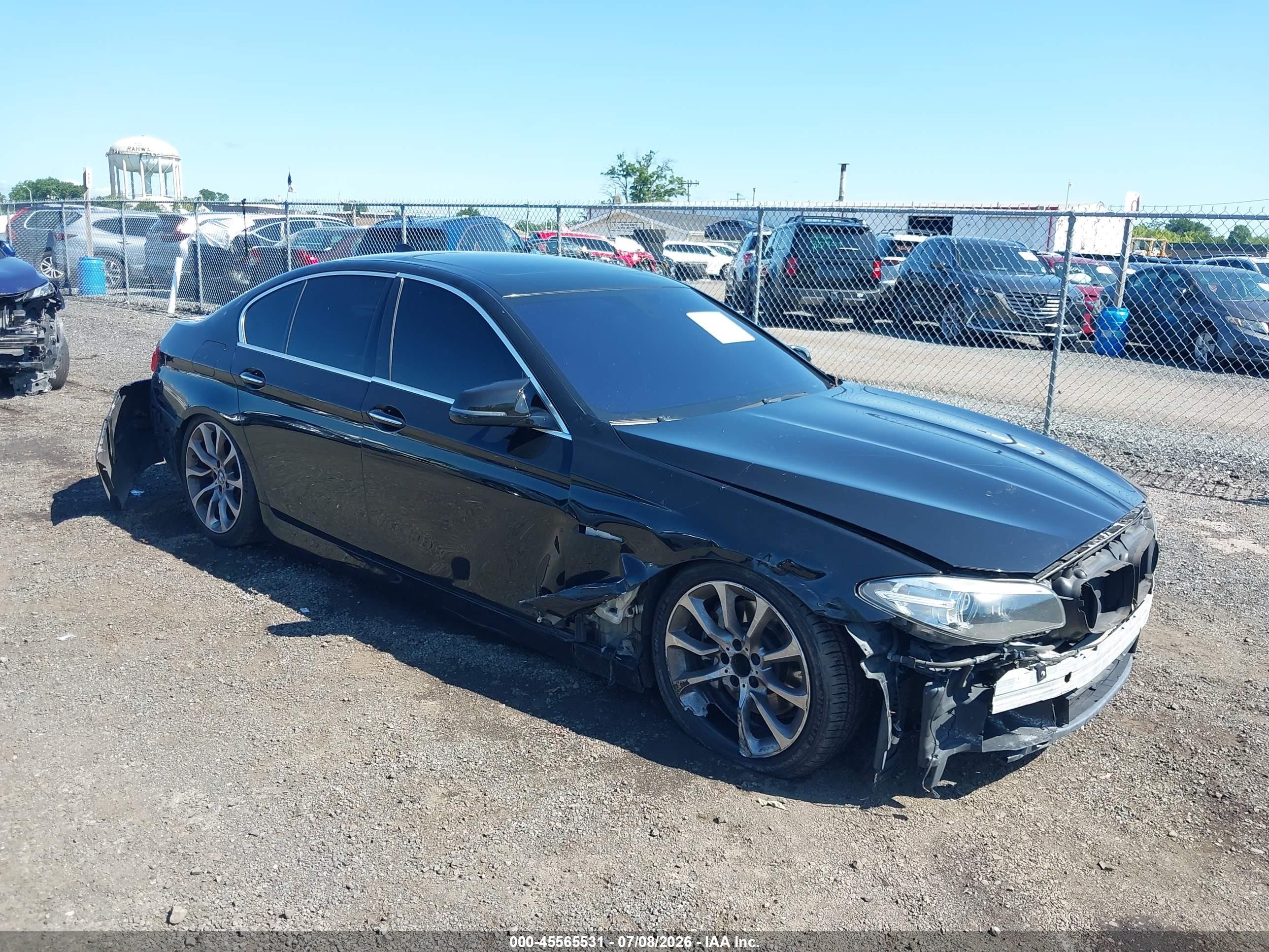 2014 Bmw 535i Xdrive Black vin: WBA5B3C56ED537350