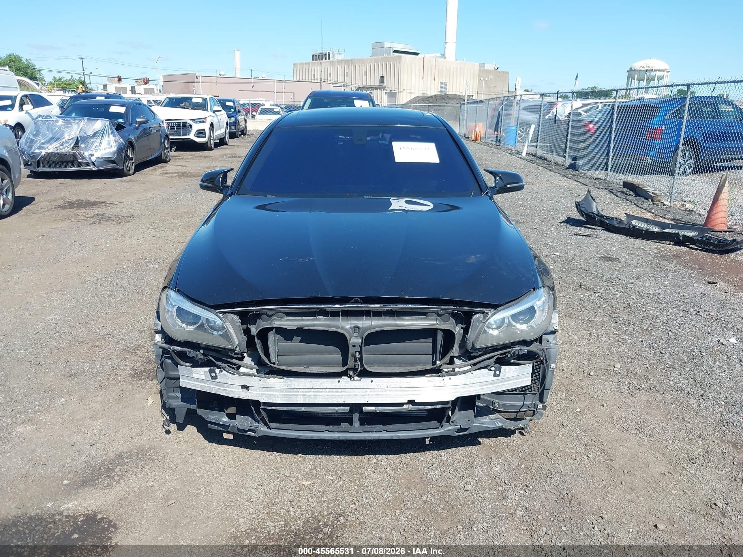 2014 Bmw 535i Xdrive Black vin: WBA5B3C56ED537350