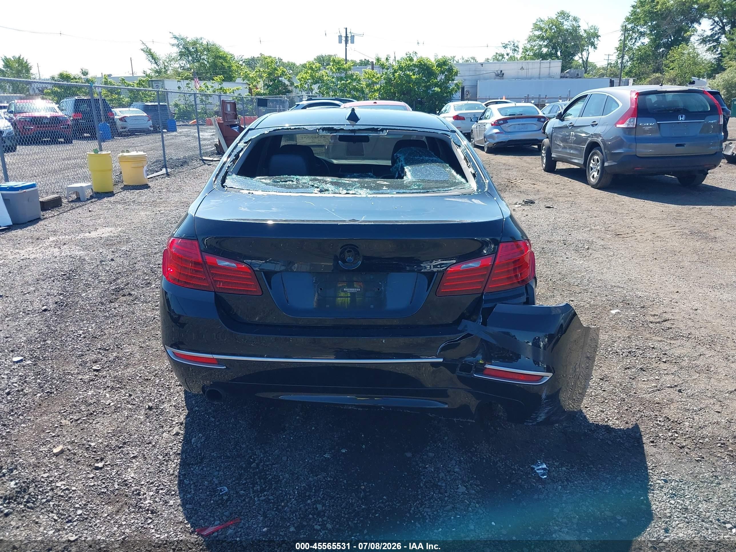 2014 Bmw 535i Xdrive Black vin: WBA5B3C56ED537350