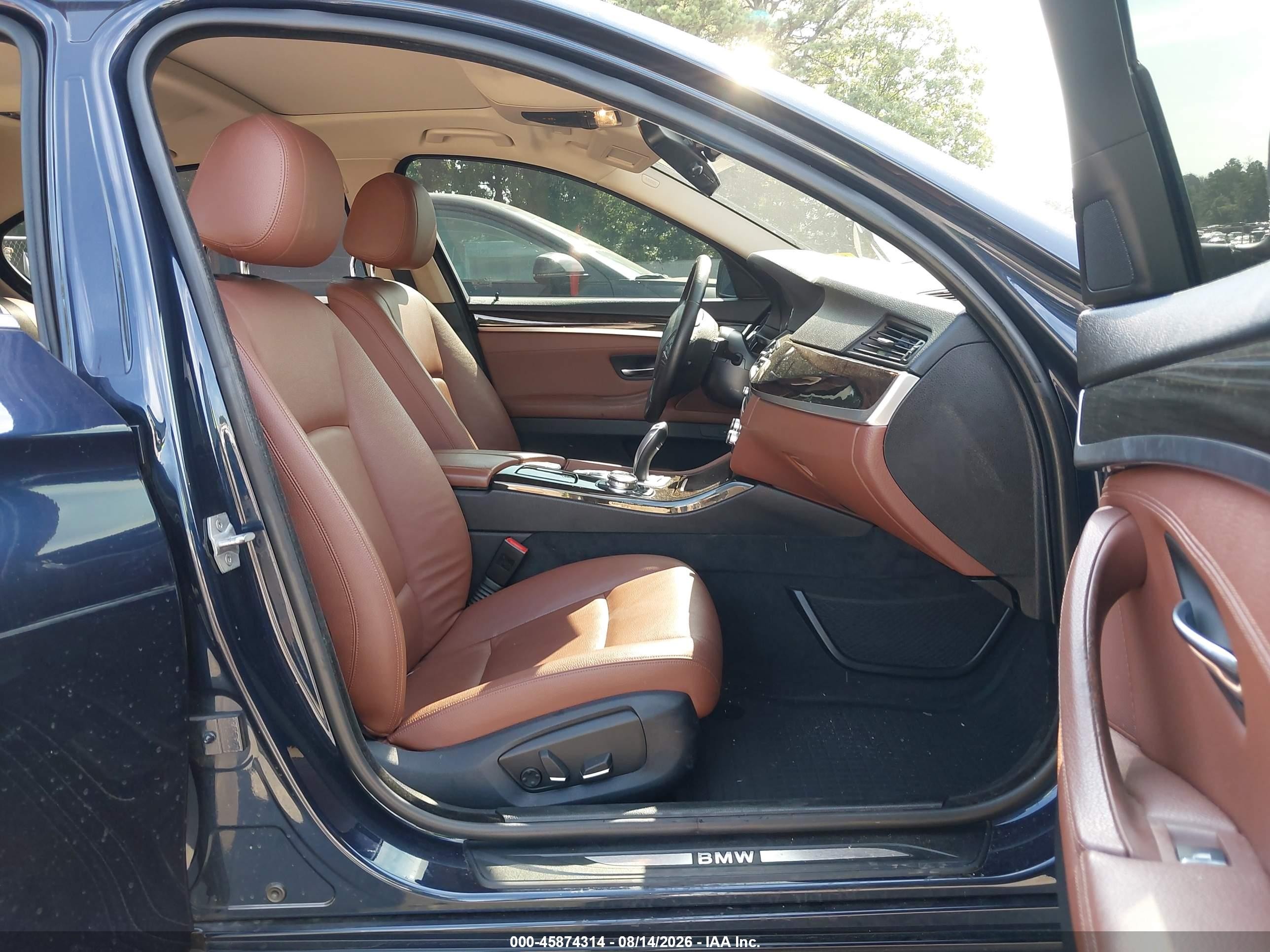 2014 Bmw 535i Xdrive Dark Blue vin: WBA5B3C56ED539793