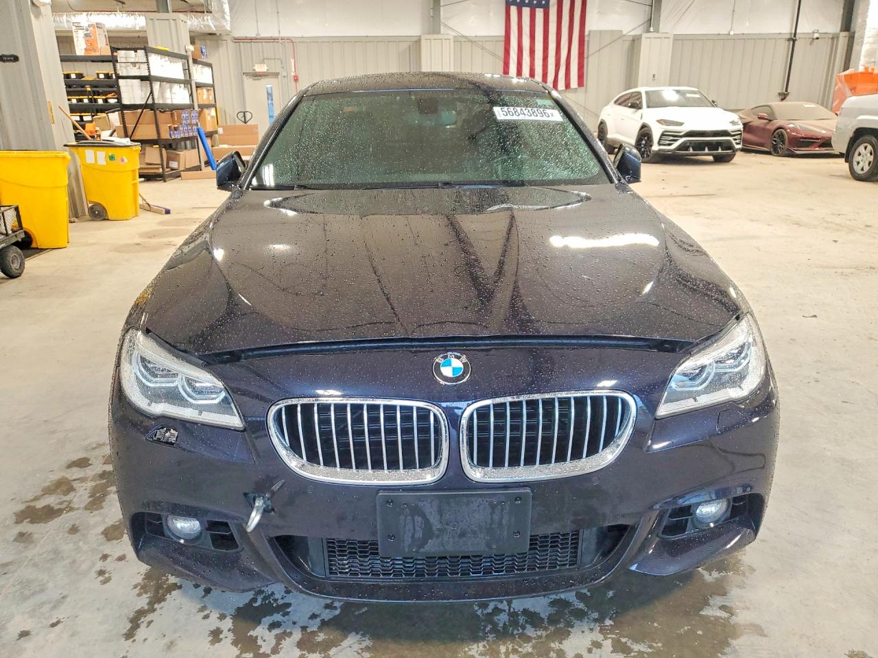 2015 Bmw 535 Xi Синий vin: WBA5B3C56FD541349