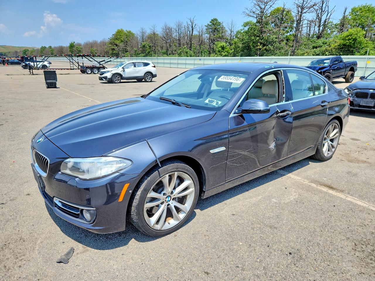 2015 Bmw 535 Xi Black vin: WBA5B3C56FD542369