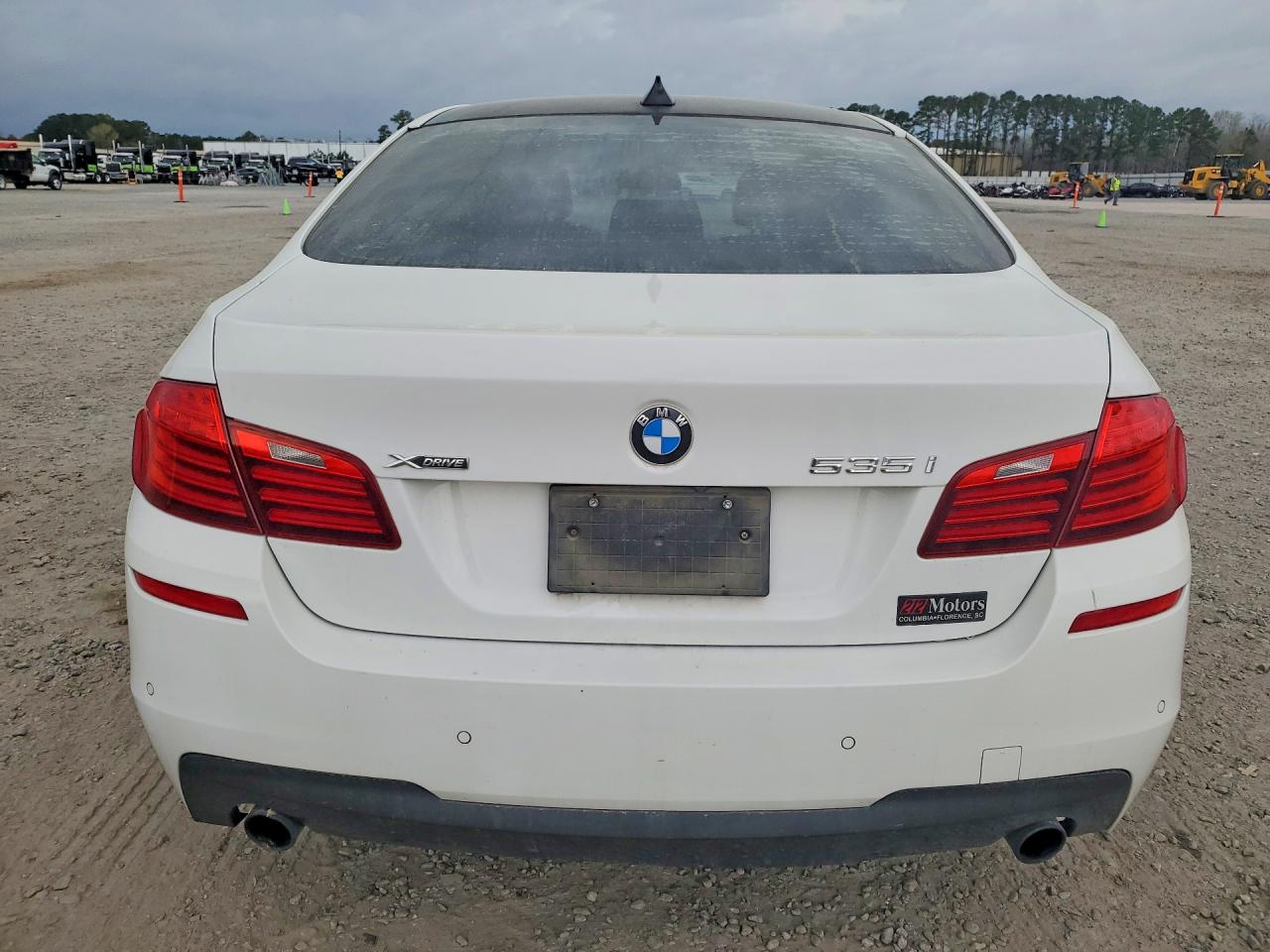 2015 Bmw 535 Xi White vin: WBA5B3C56FD542890