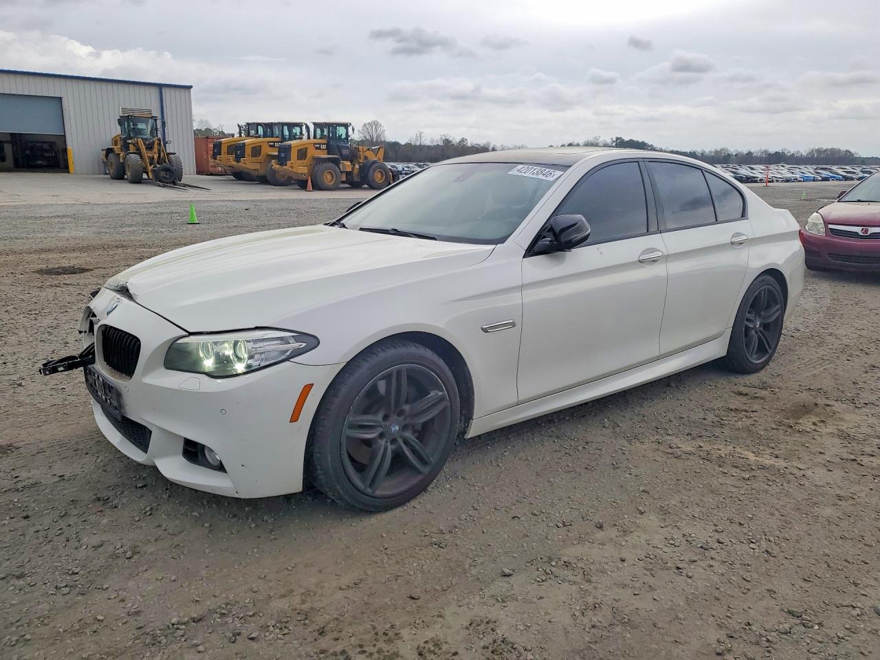 2015 Bmw 535 Xi White vin: WBA5B3C56FD542890
