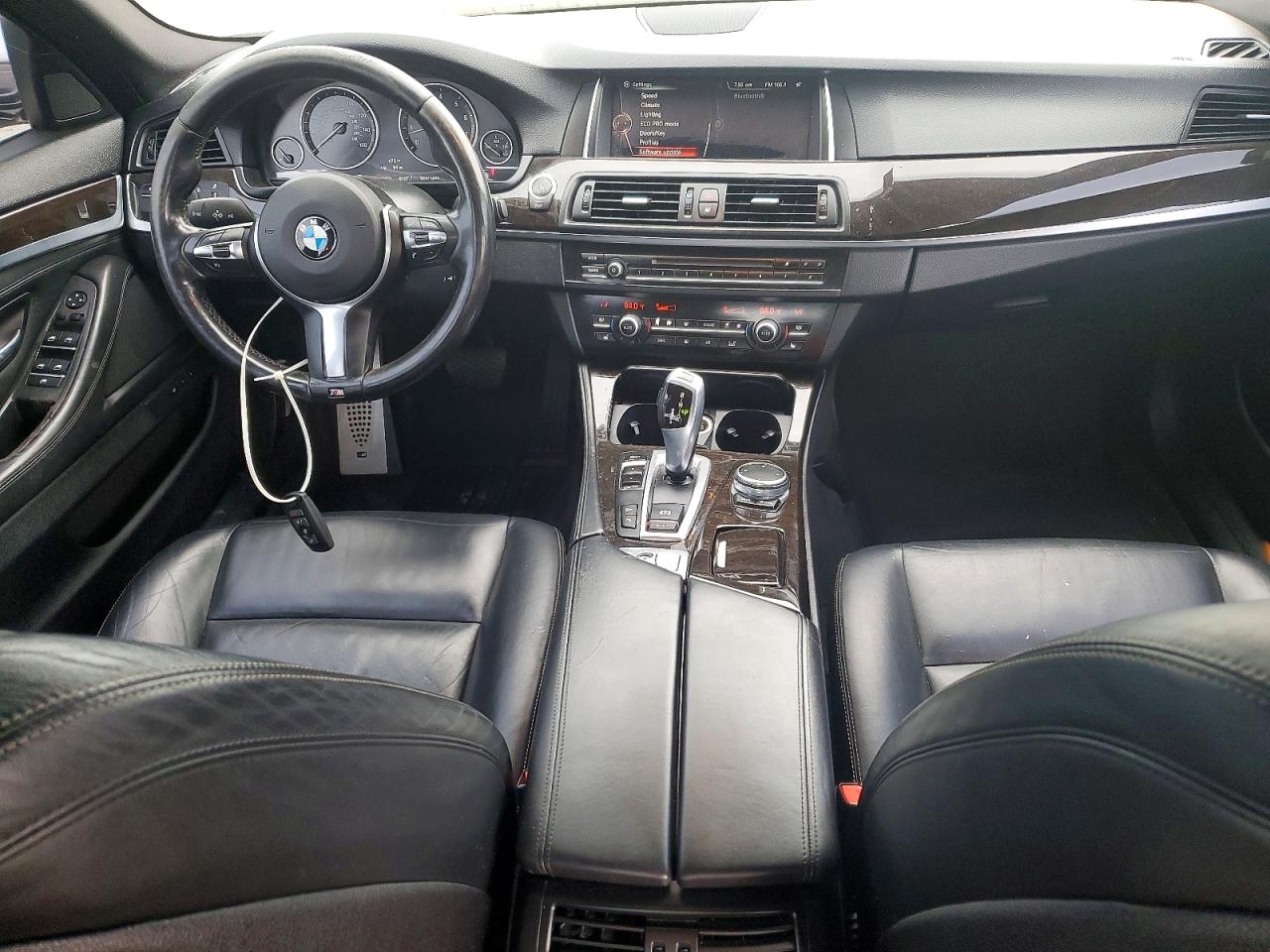 2015 Bmw 535 Xi White vin: WBA5B3C56FD542890