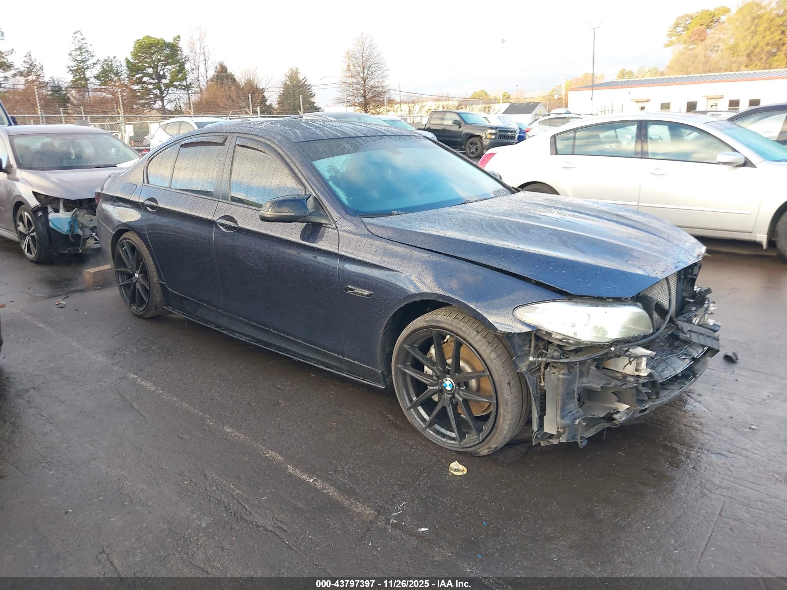 2015 Bmw 535i Xdrive Blue vin: WBA5B3C56FD542906