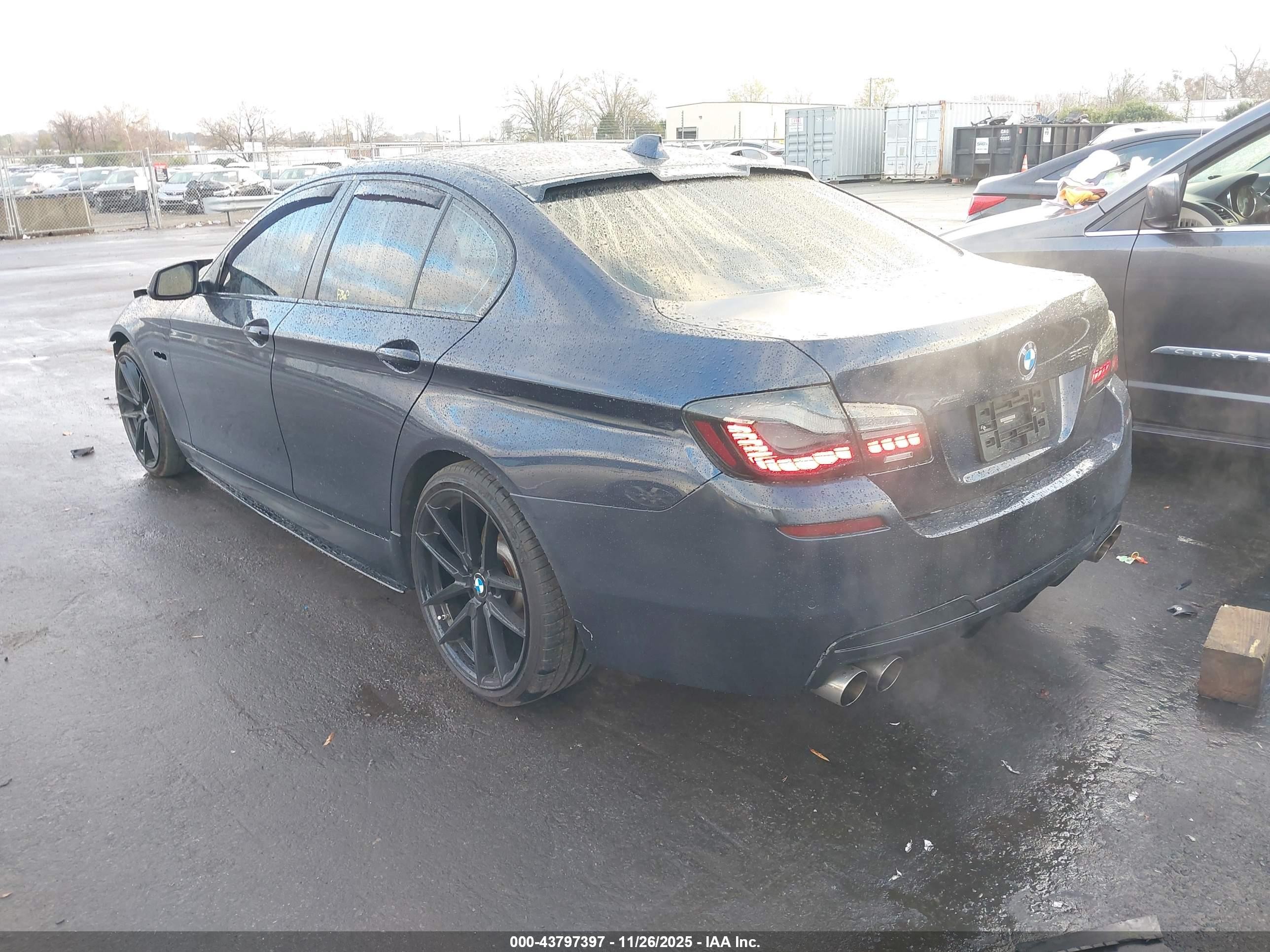 2015 Bmw 535i Xdrive Blue vin: WBA5B3C56FD542906