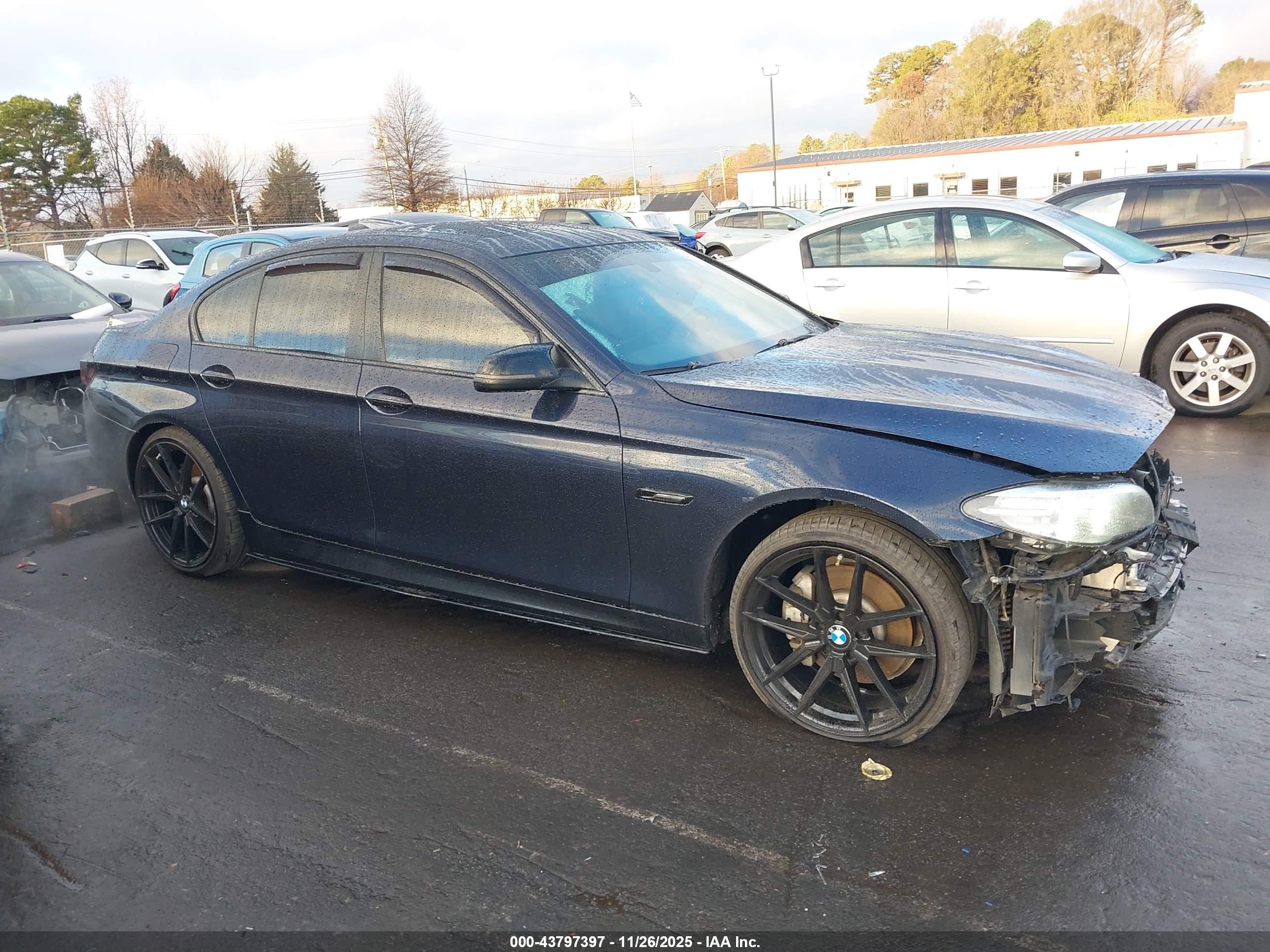 2015 Bmw 535i Xdrive Blue vin: WBA5B3C56FD542906