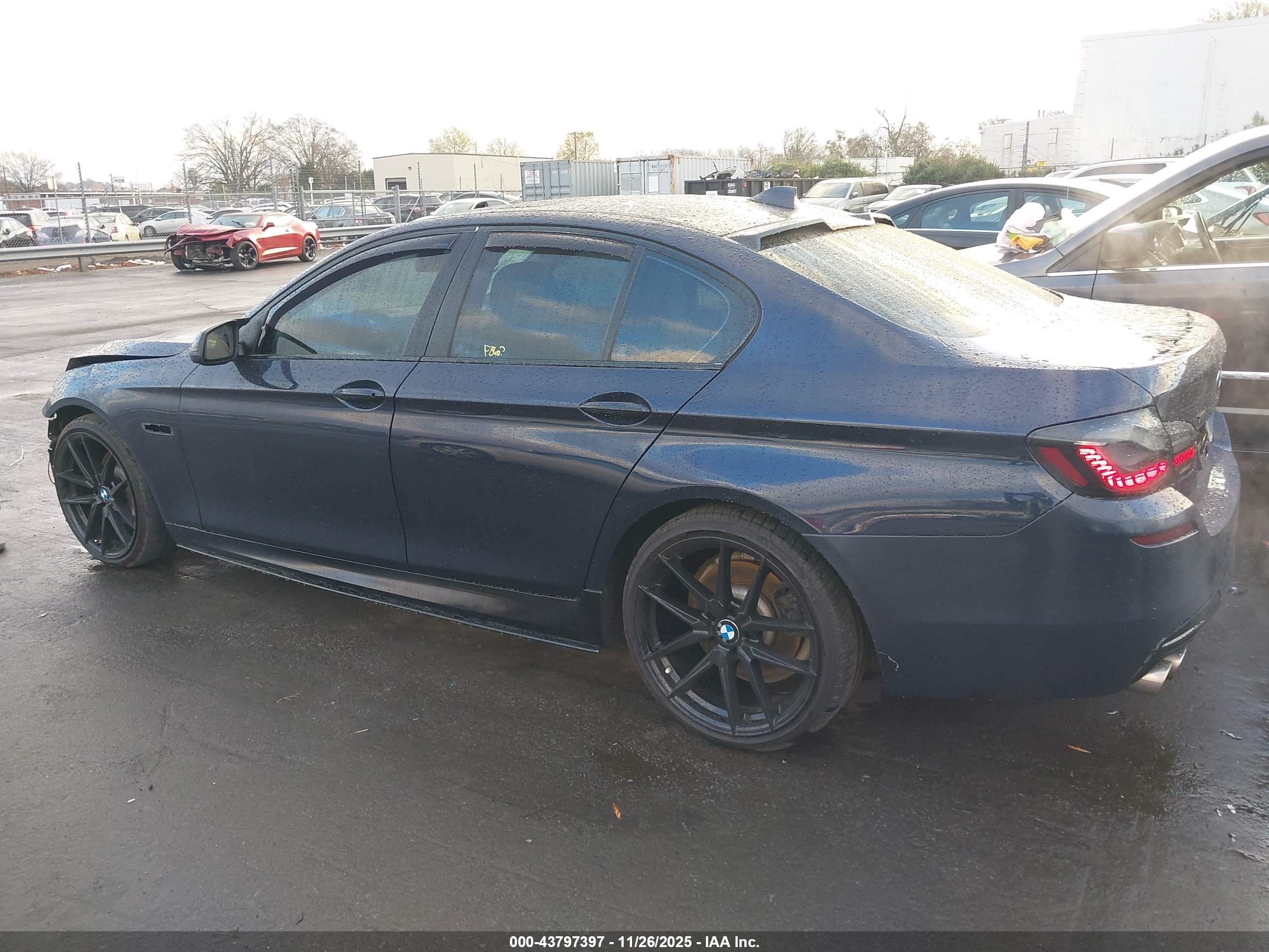 2015 Bmw 535i Xdrive Blue vin: WBA5B3C56FD542906