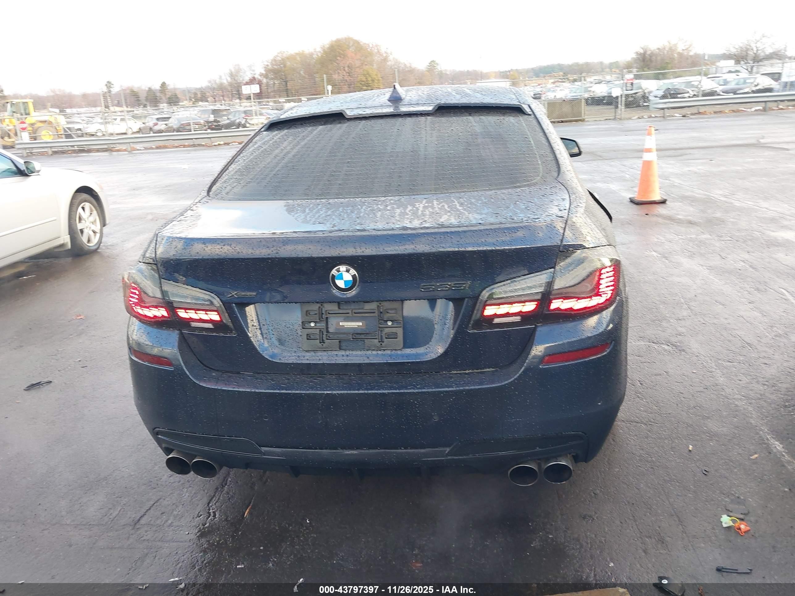 2015 Bmw 535i Xdrive Blue vin: WBA5B3C56FD542906