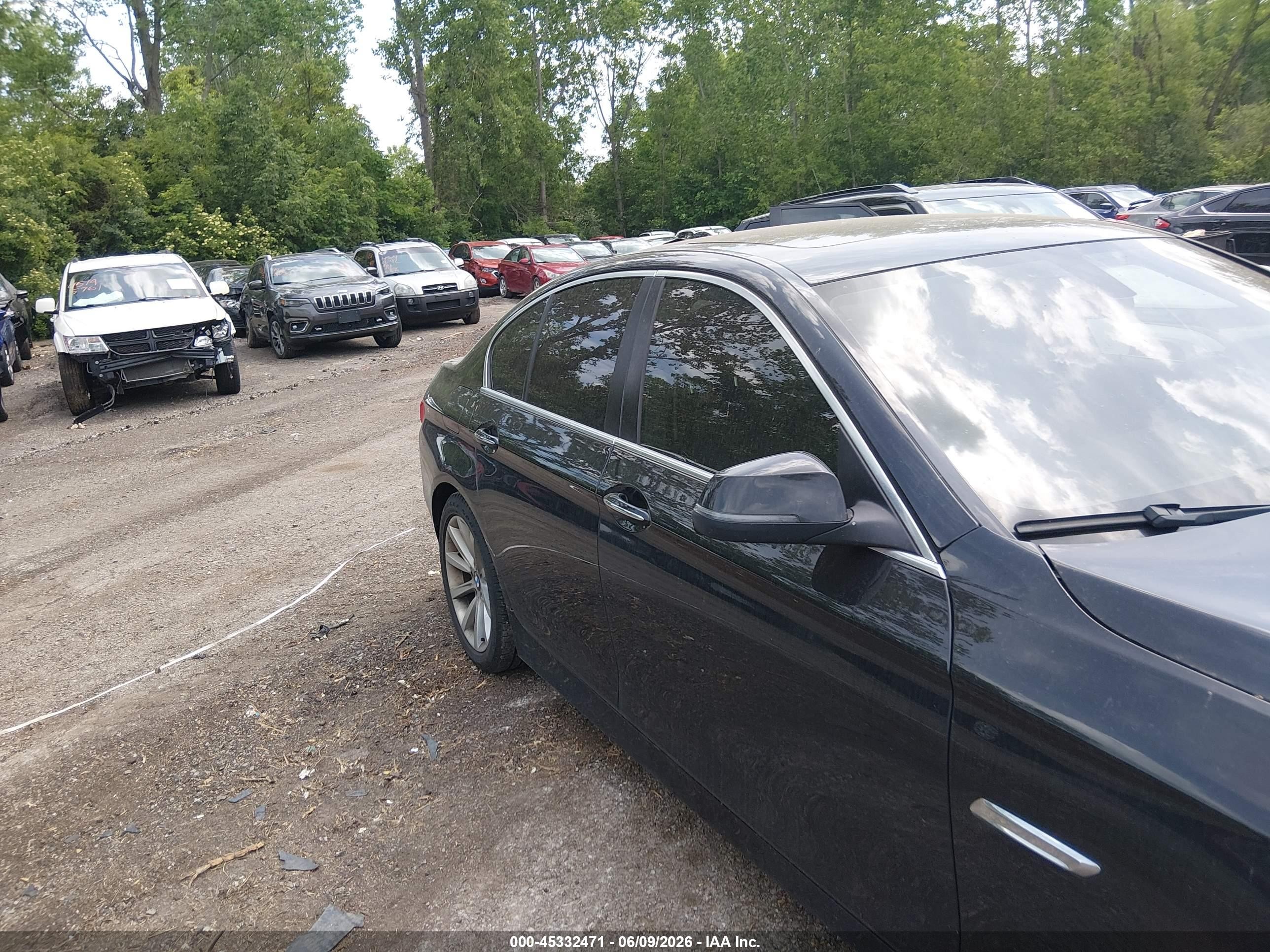 2015 Bmw 535i Xdrive Black vin: WBA5B3C56FD544719