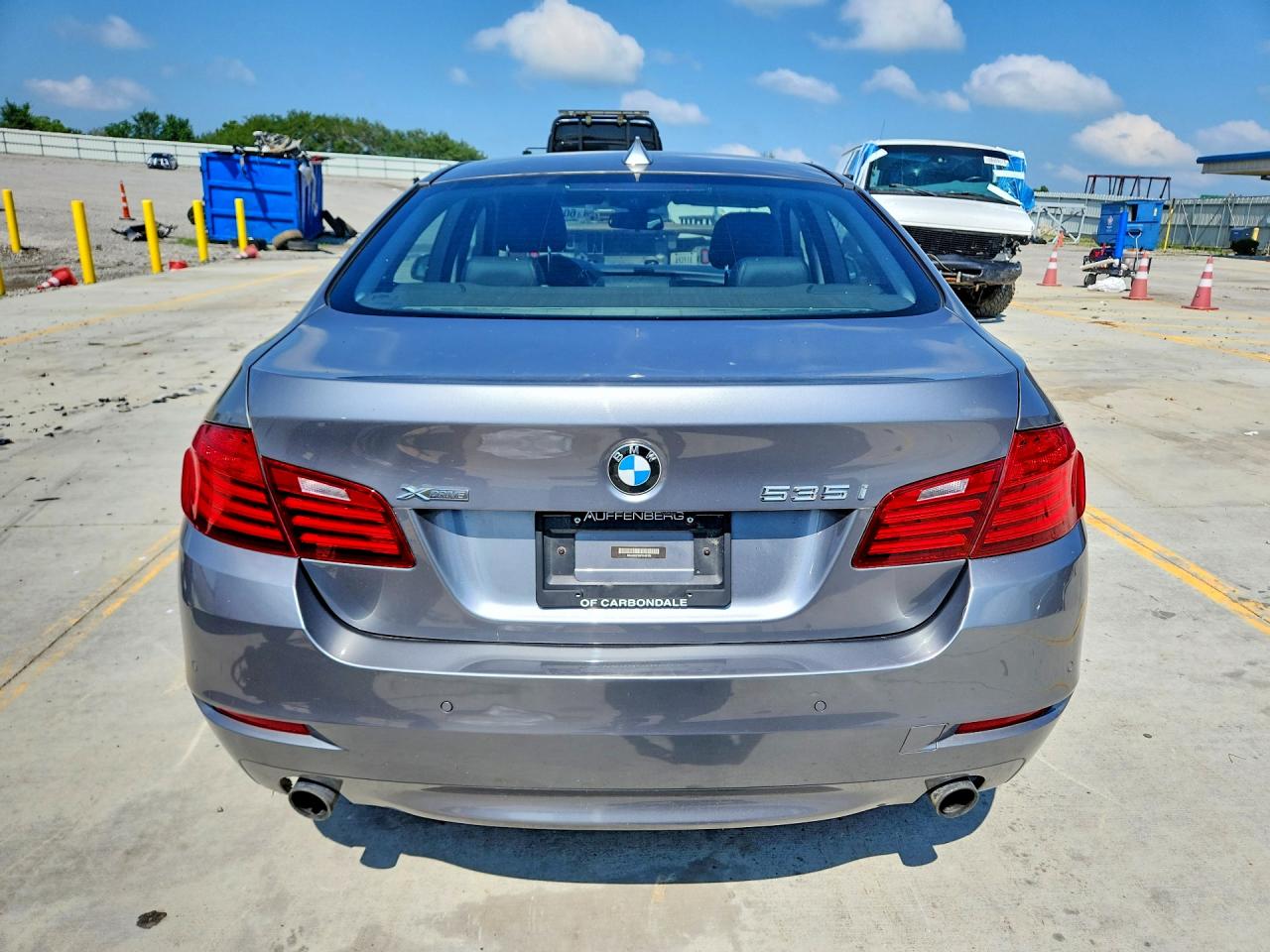 2015 Bmw 535 Xi Silver vin: WBA5B3C56FD545708