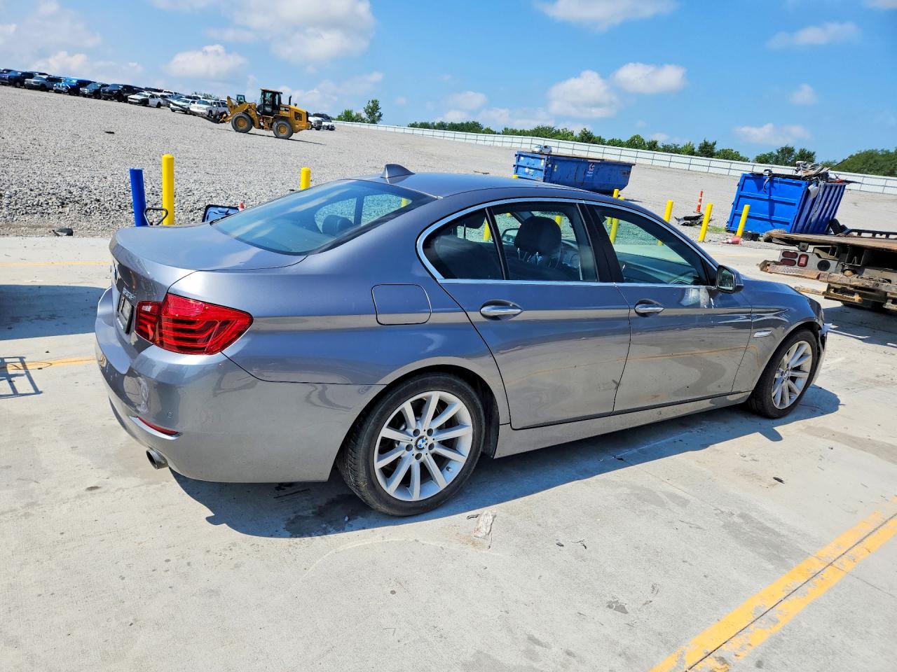 2015 Bmw 535 Xi Silver vin: WBA5B3C56FD545708