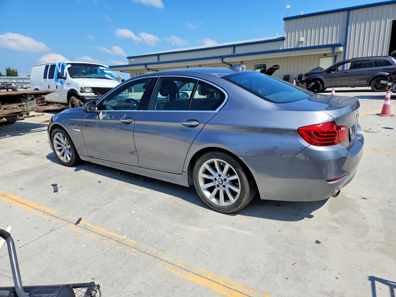 2015 Bmw 535 Xi Silver vin: WBA5B3C56FD545708