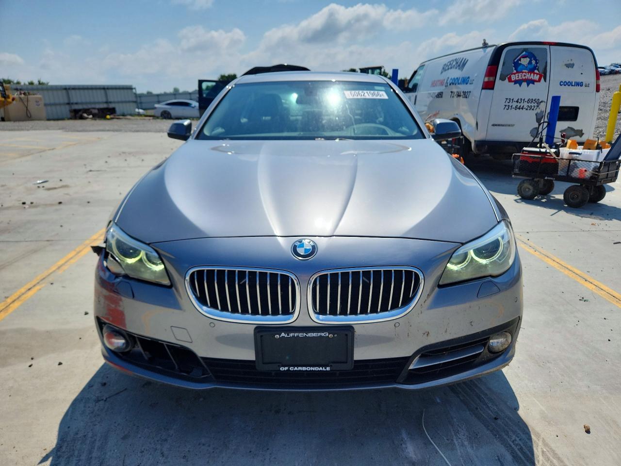 2015 Bmw 535 Xi Silver vin: WBA5B3C56FD545708