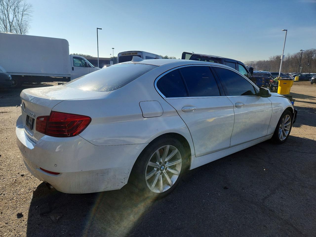 2014 Bmw 535 Xi White vin: WBA5B3C57ED292879