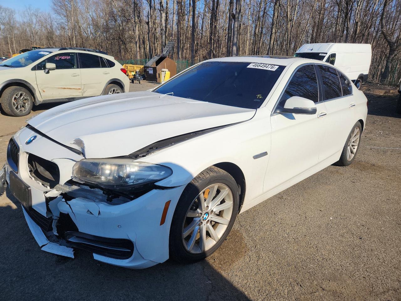2014 Bmw 535 Xi White vin: WBA5B3C57ED292879