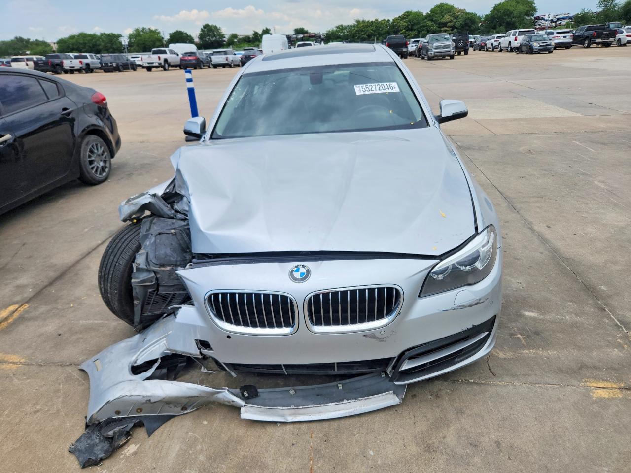 2014 Bmw 535 Xi Серебряный vin: WBA5B3C57ED530889