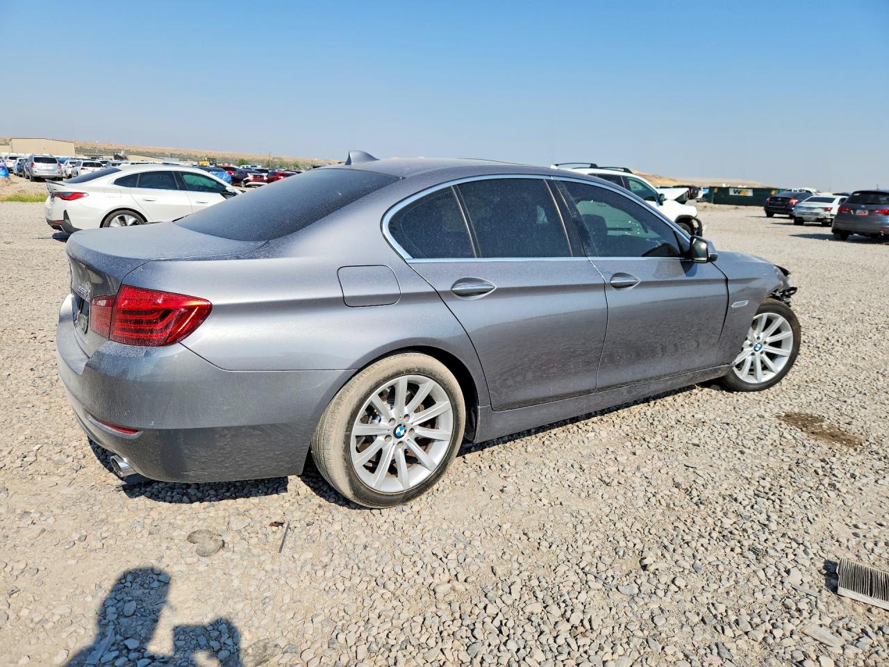 2014 Bmw 535 Xi Gray vin: WBA5B3C57ED534361