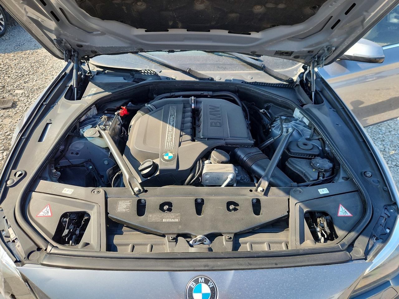 2014 Bmw 535 Xi Gray vin: WBA5B3C57ED534361