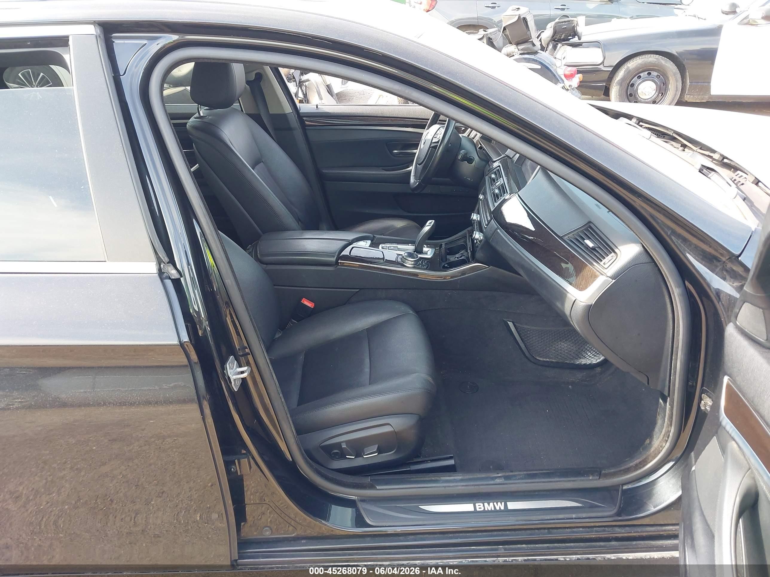 2014 Bmw 535i Xdrive Black vin: WBA5B3C57ED535431