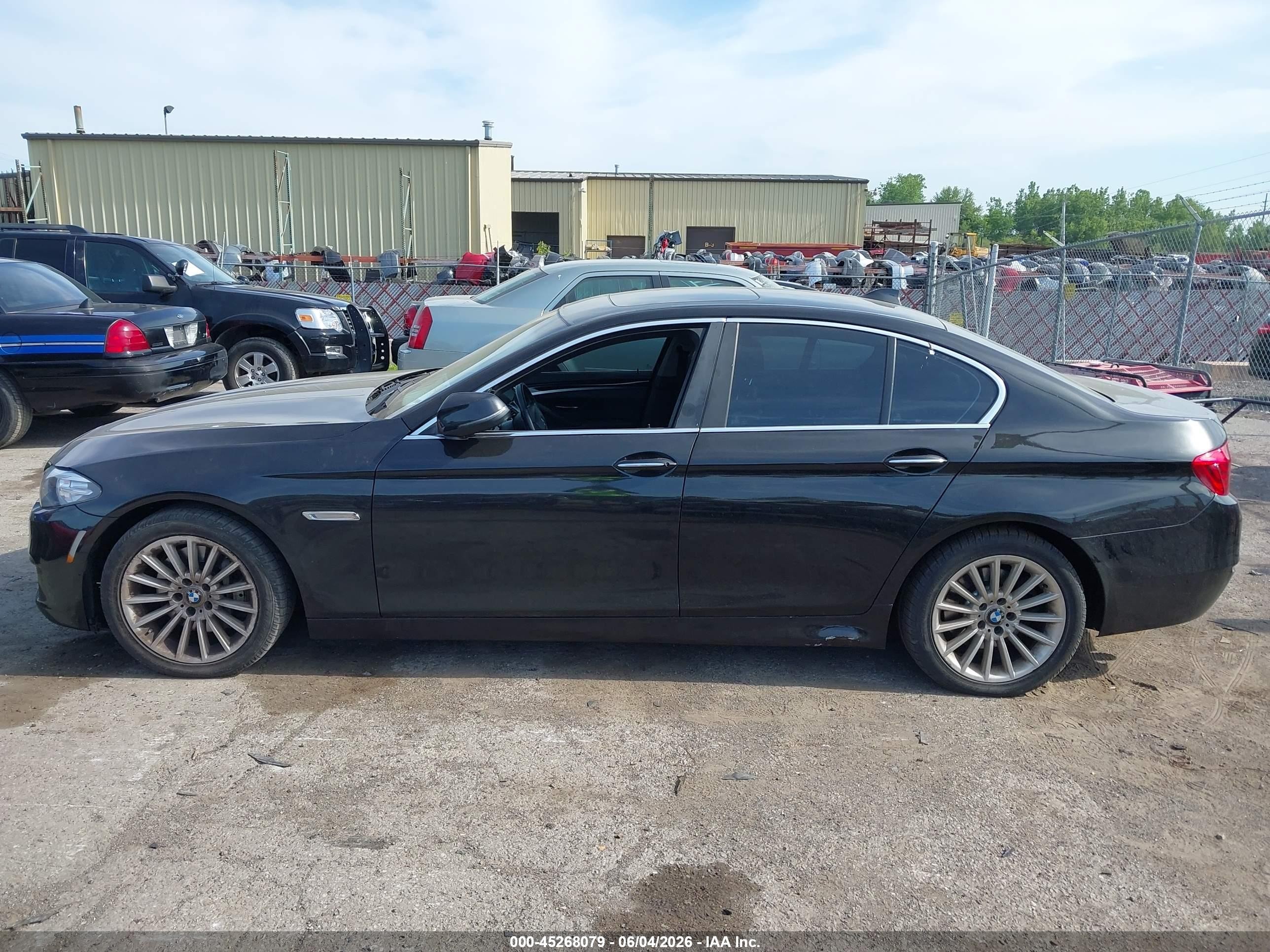 2014 Bmw 535i Xdrive Black vin: WBA5B3C57ED535431