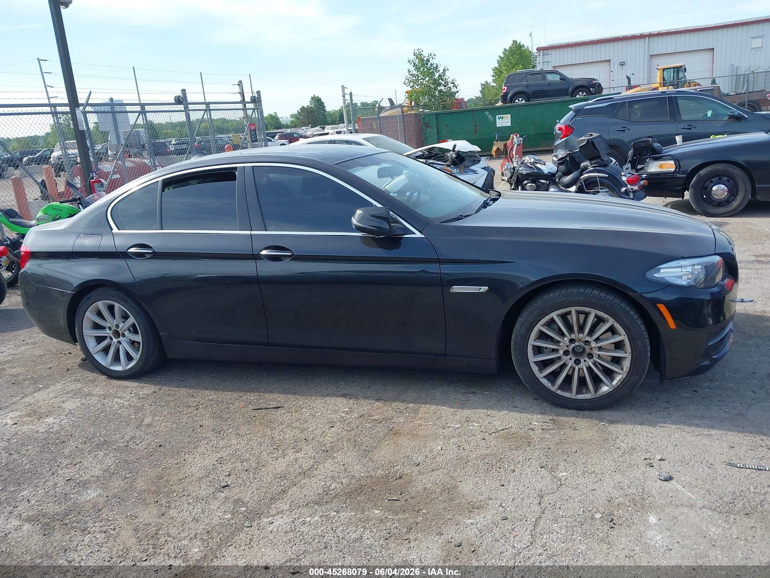 2014 Bmw 535i Xdrive Black vin: WBA5B3C57ED535431