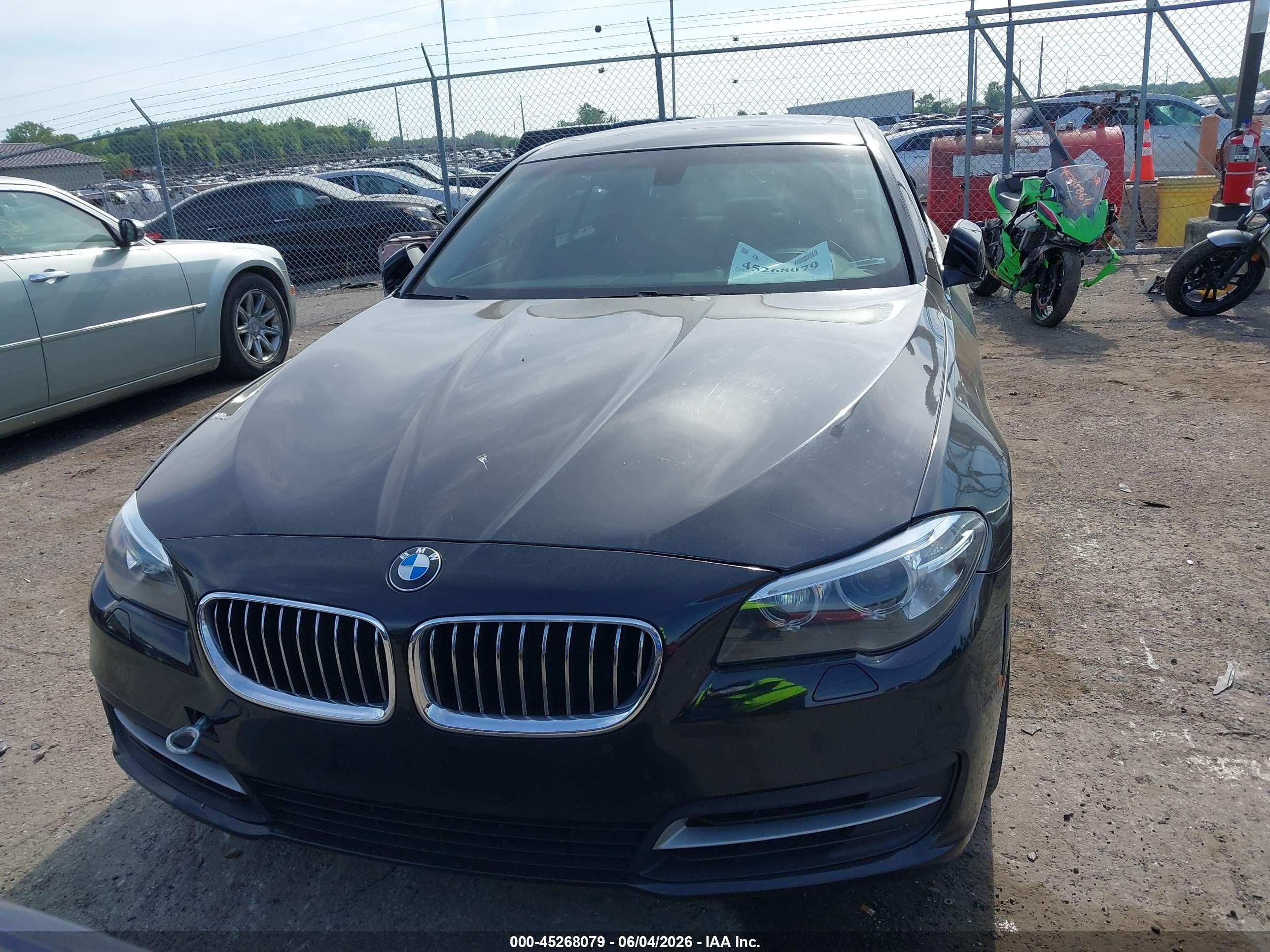 2014 Bmw 535i Xdrive Black vin: WBA5B3C57ED535431