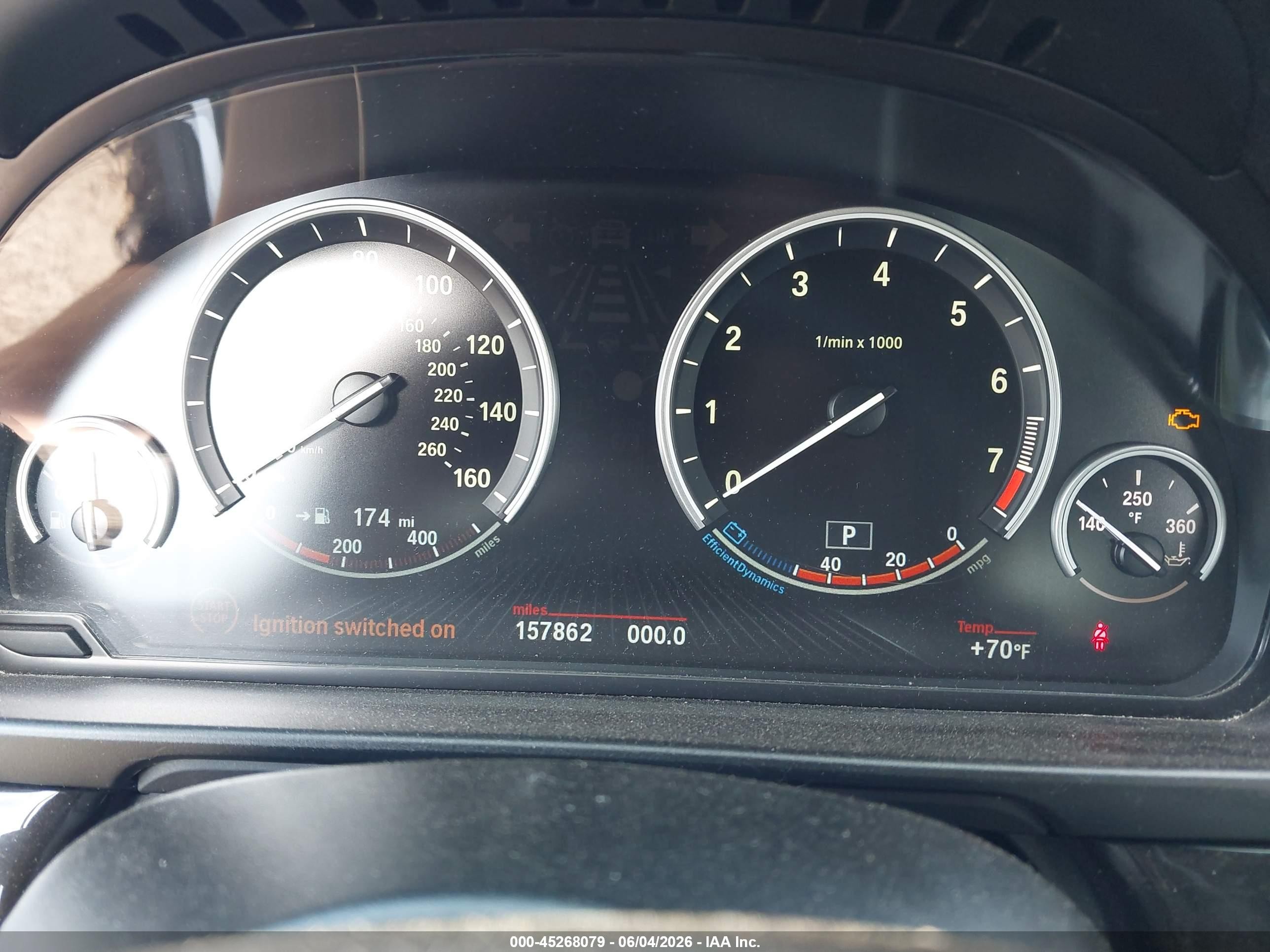 2014 Bmw 535i Xdrive Black vin: WBA5B3C57ED535431