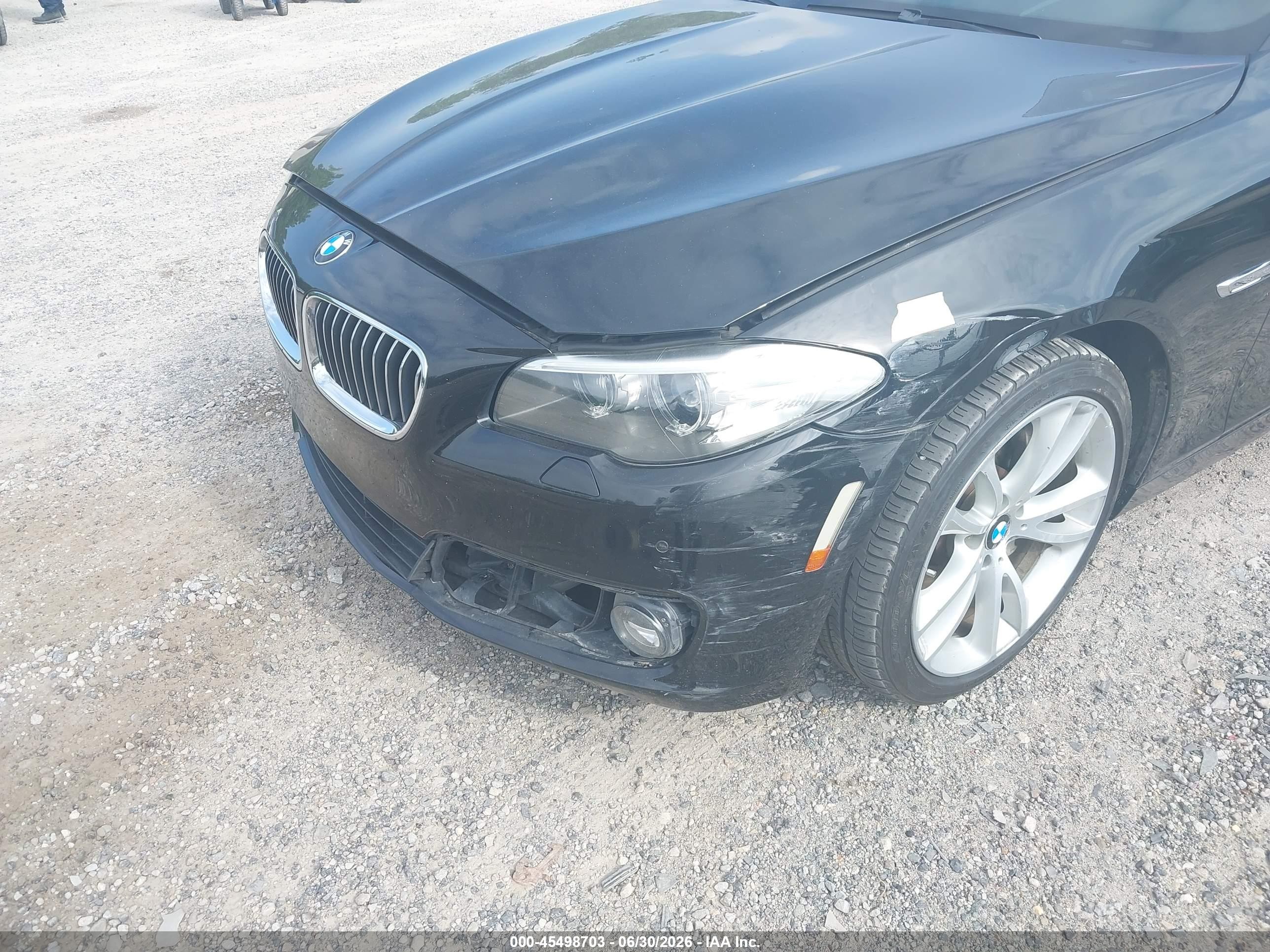 2014 Bmw 535i Xdrive Черный vin: WBA5B3C57ED537485