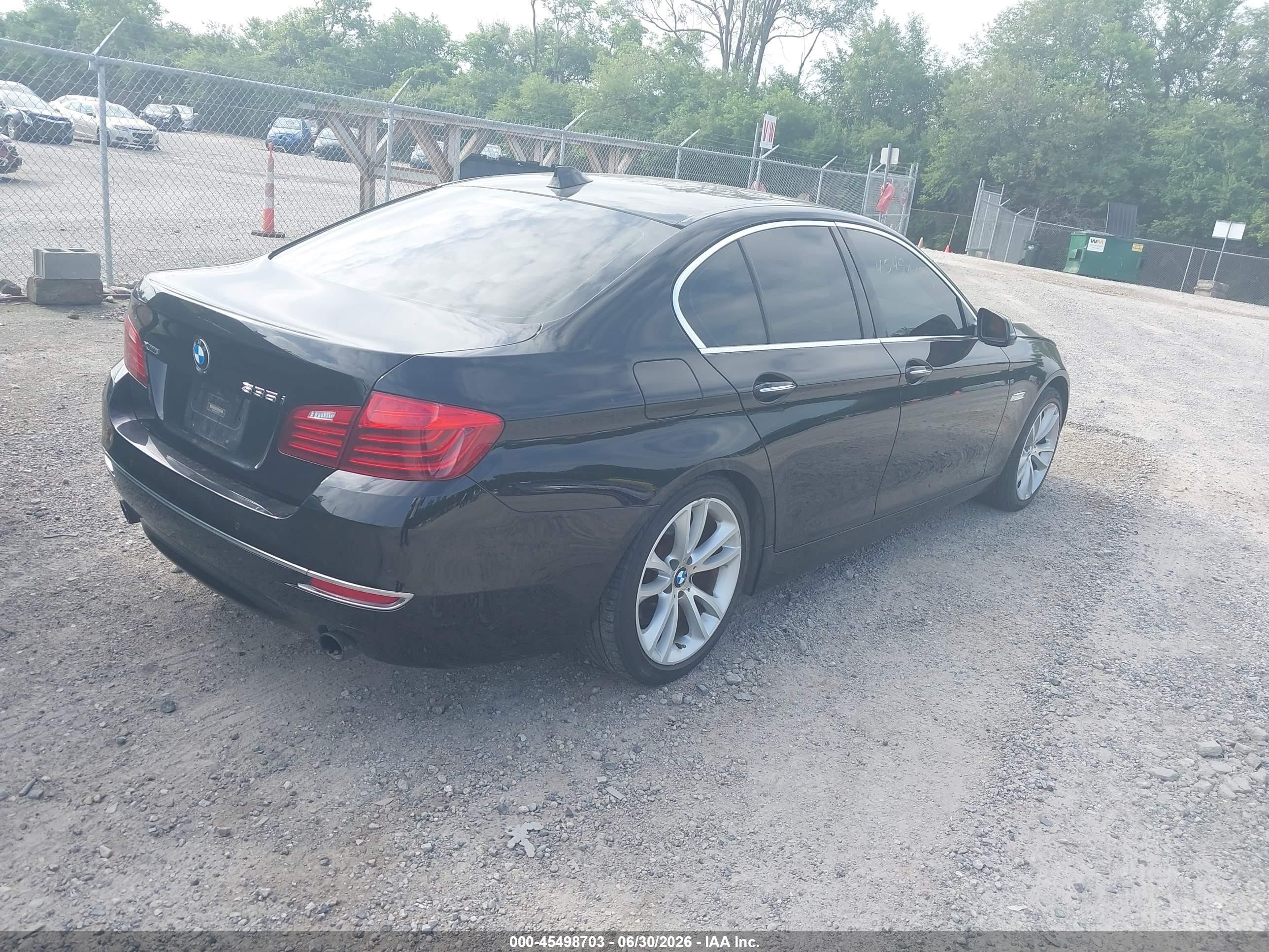 2014 Bmw 535i Xdrive Черный vin: WBA5B3C57ED537485