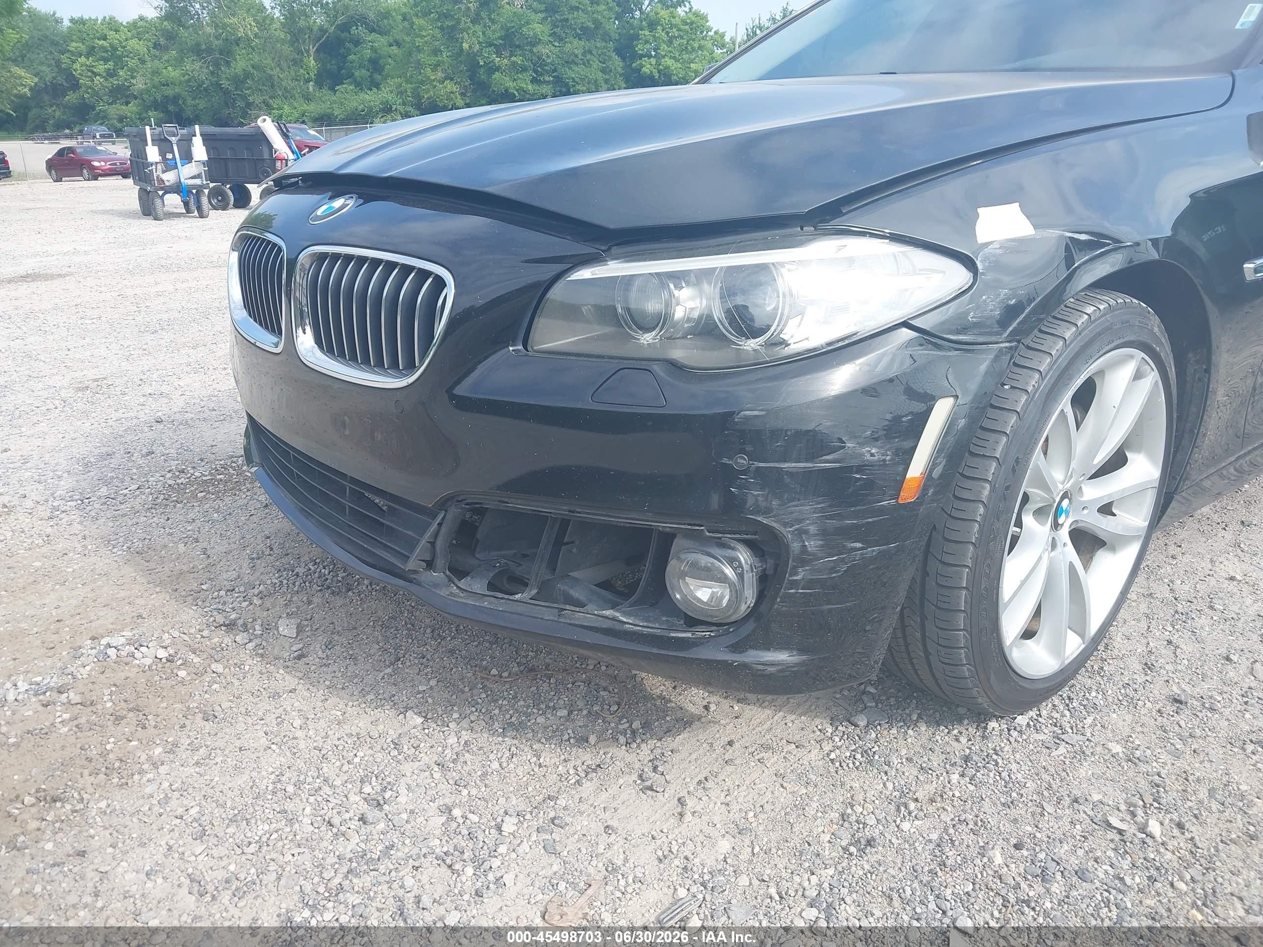 2014 Bmw 535i Xdrive Черный vin: WBA5B3C57ED537485