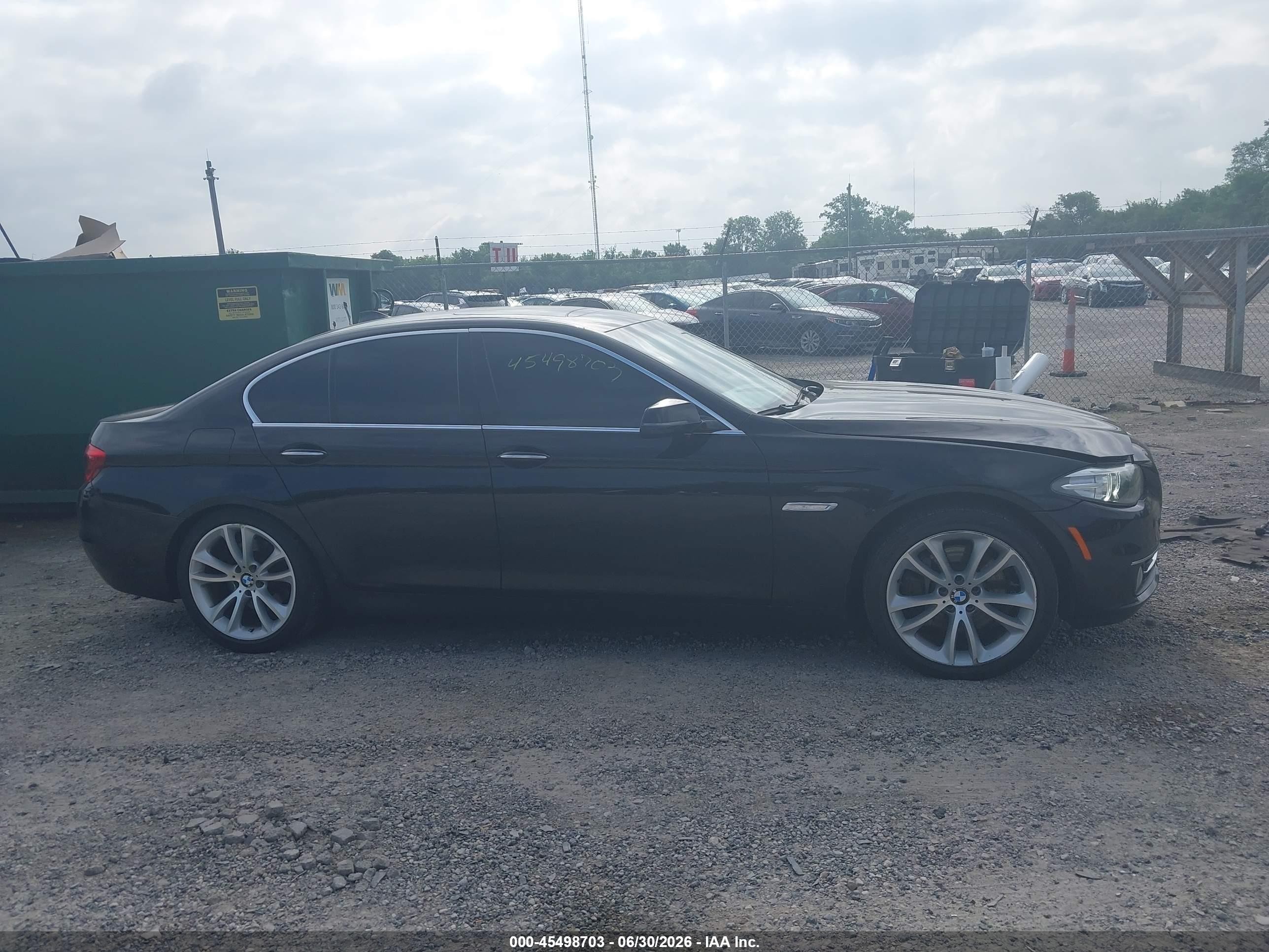2014 Bmw 535i Xdrive Черный vin: WBA5B3C57ED537485