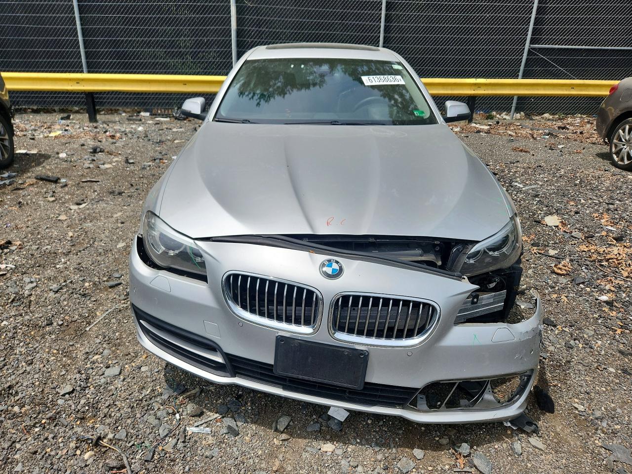 2014 Bmw 535 Xi Silver vin: WBA5B3C57ED537809