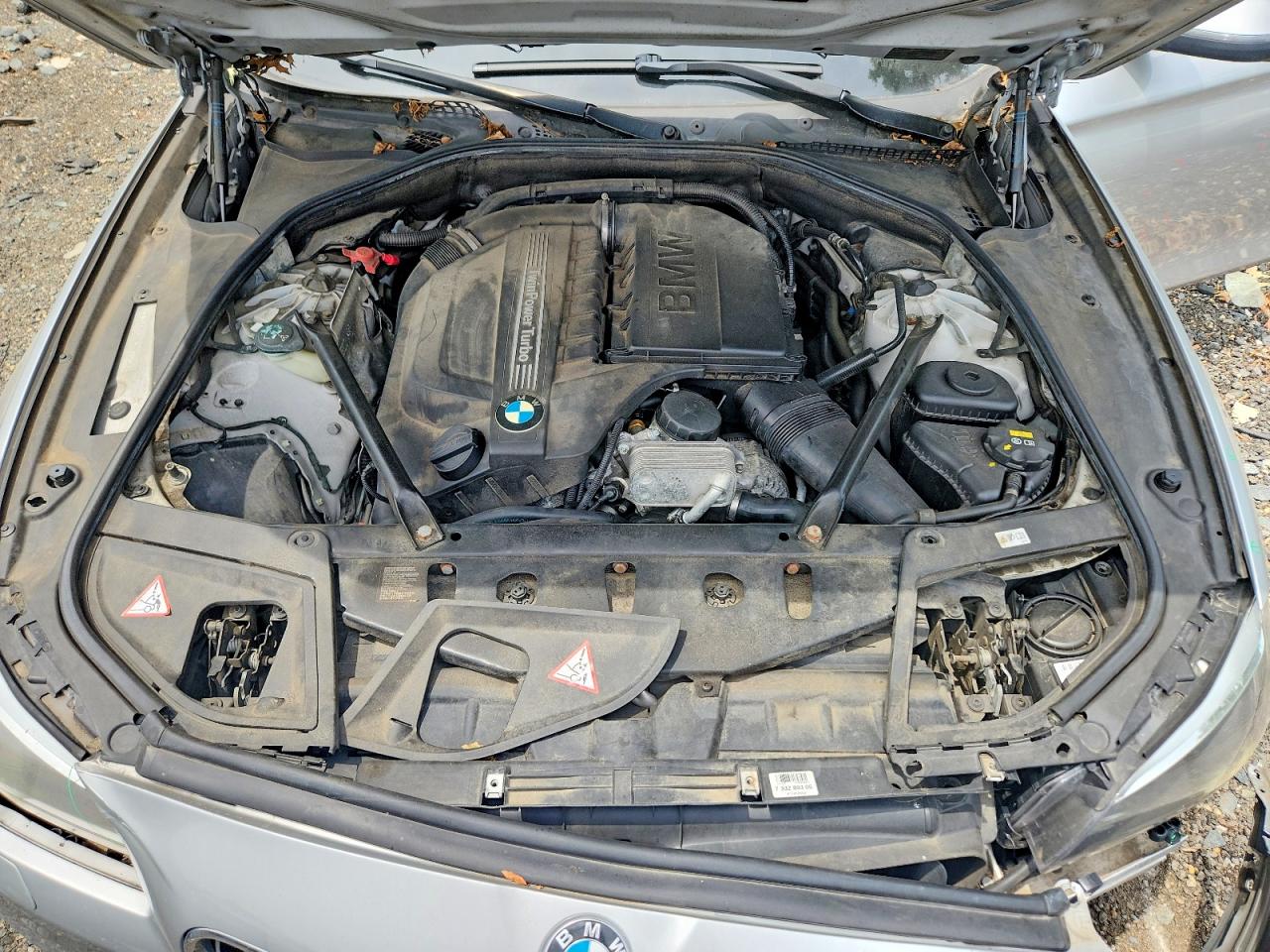 2014 Bmw 535 Xi Silver vin: WBA5B3C57ED537809