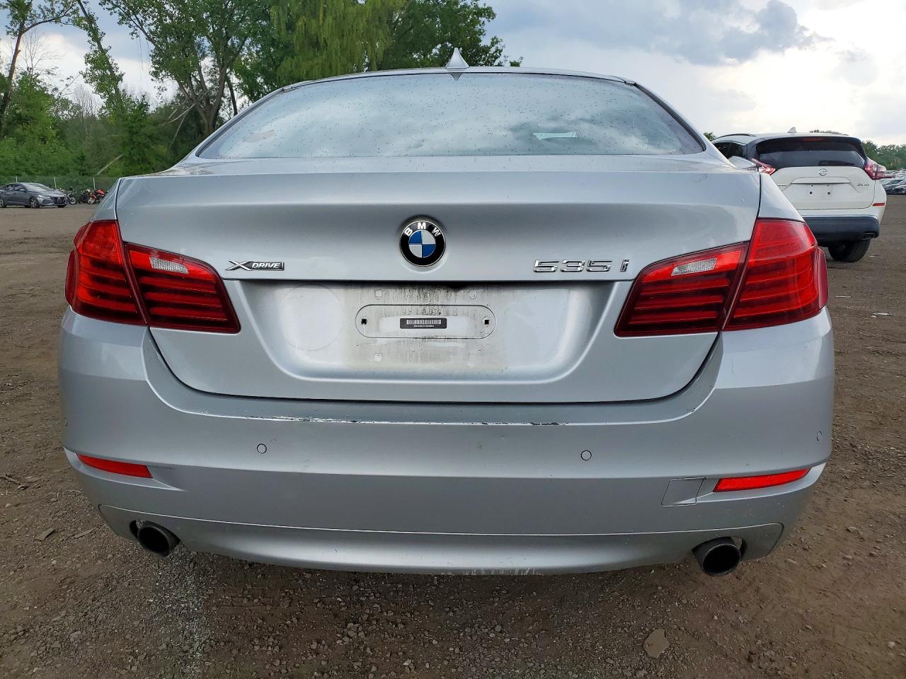 2014 Bmw 535 Xi Silver vin: WBA5B3C57ED539642