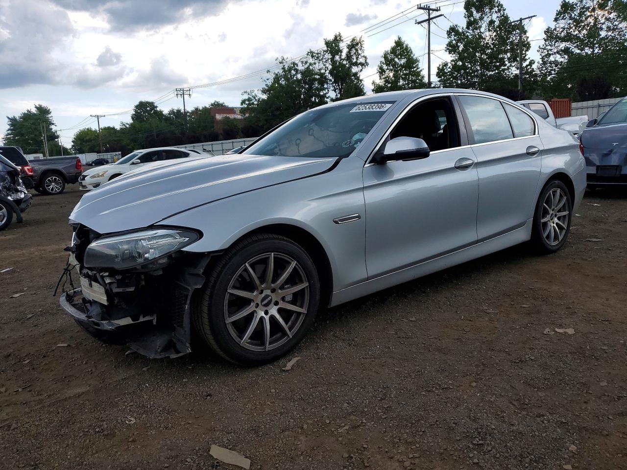 2014 Bmw 535 Xi Silver vin: WBA5B3C57ED539642
