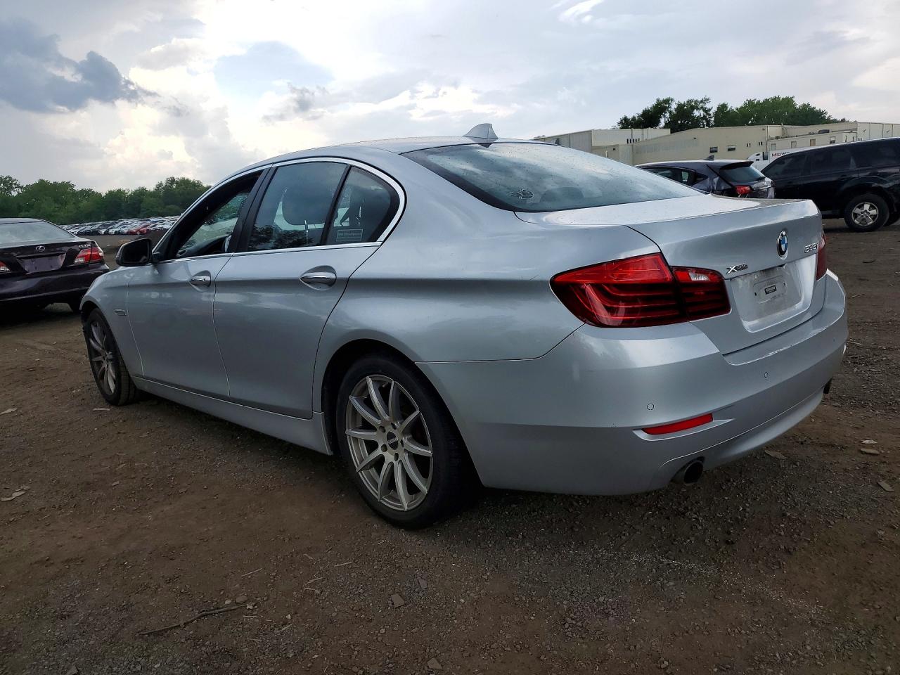2014 Bmw 535 Xi Silver vin: WBA5B3C57ED539642