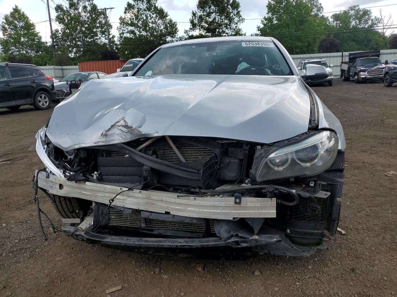 2014 Bmw 535 Xi Silver vin: WBA5B3C57ED539642
