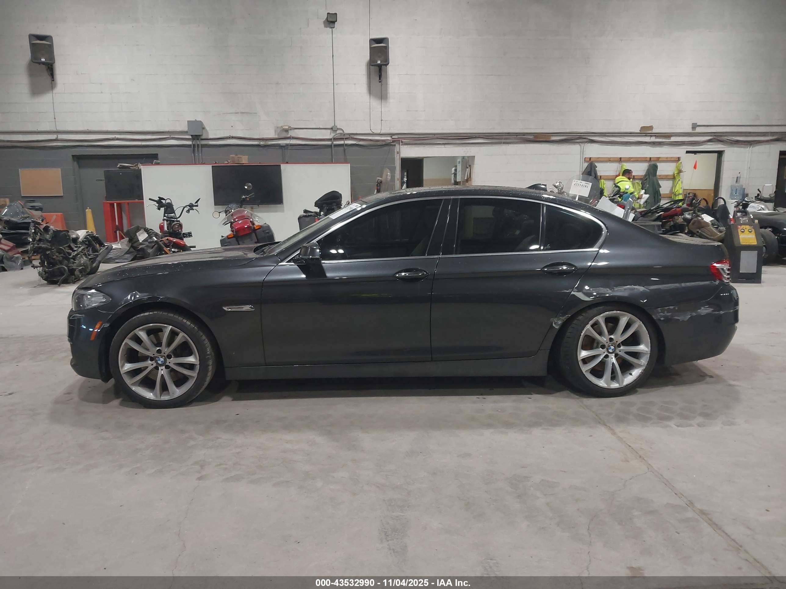 2015 Bmw 535i Xdrive Gray vin: WBA5B3C57FD540775