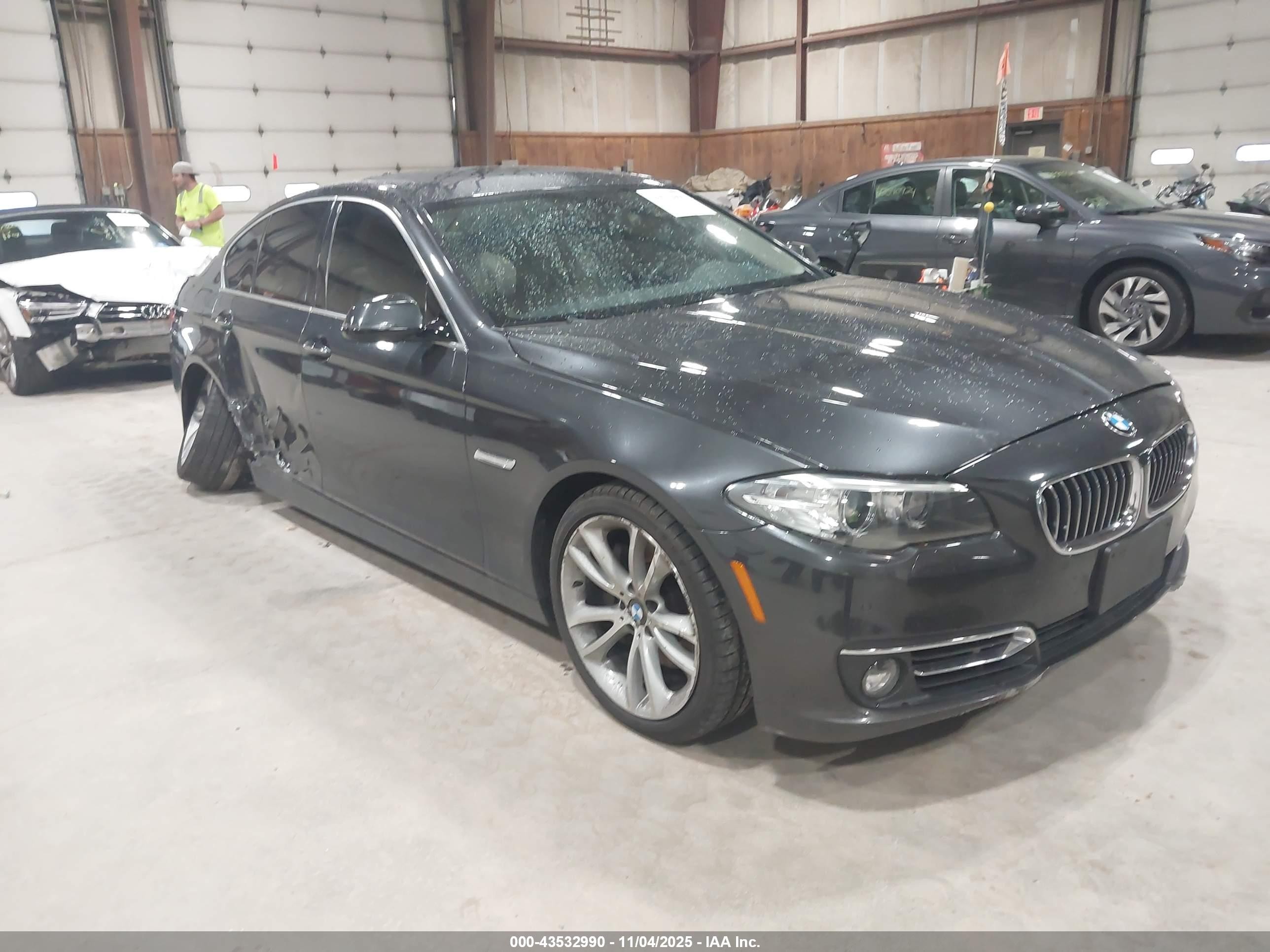 2015 Bmw 535i Xdrive Gray vin: WBA5B3C57FD540775